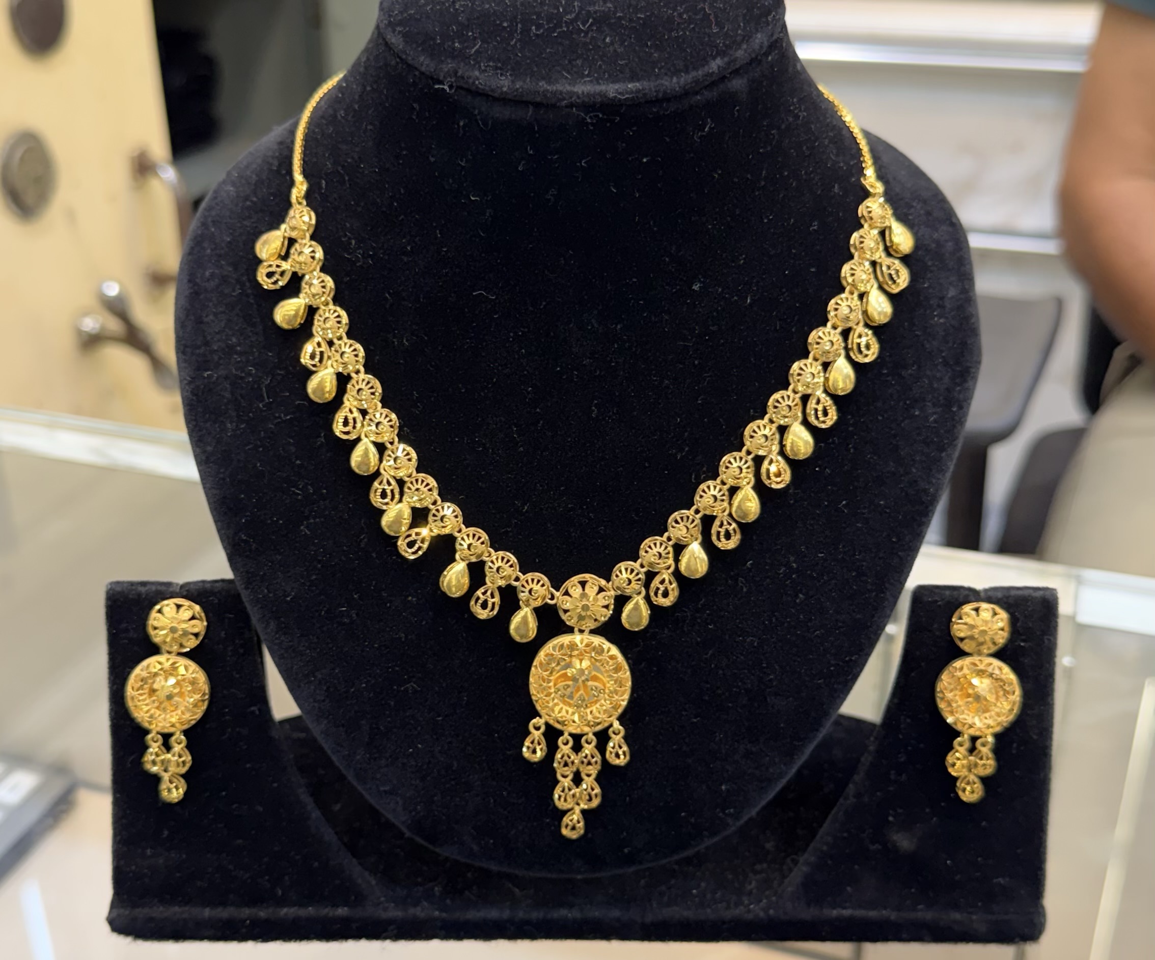 Gold Plated Set With Earring Set view 2