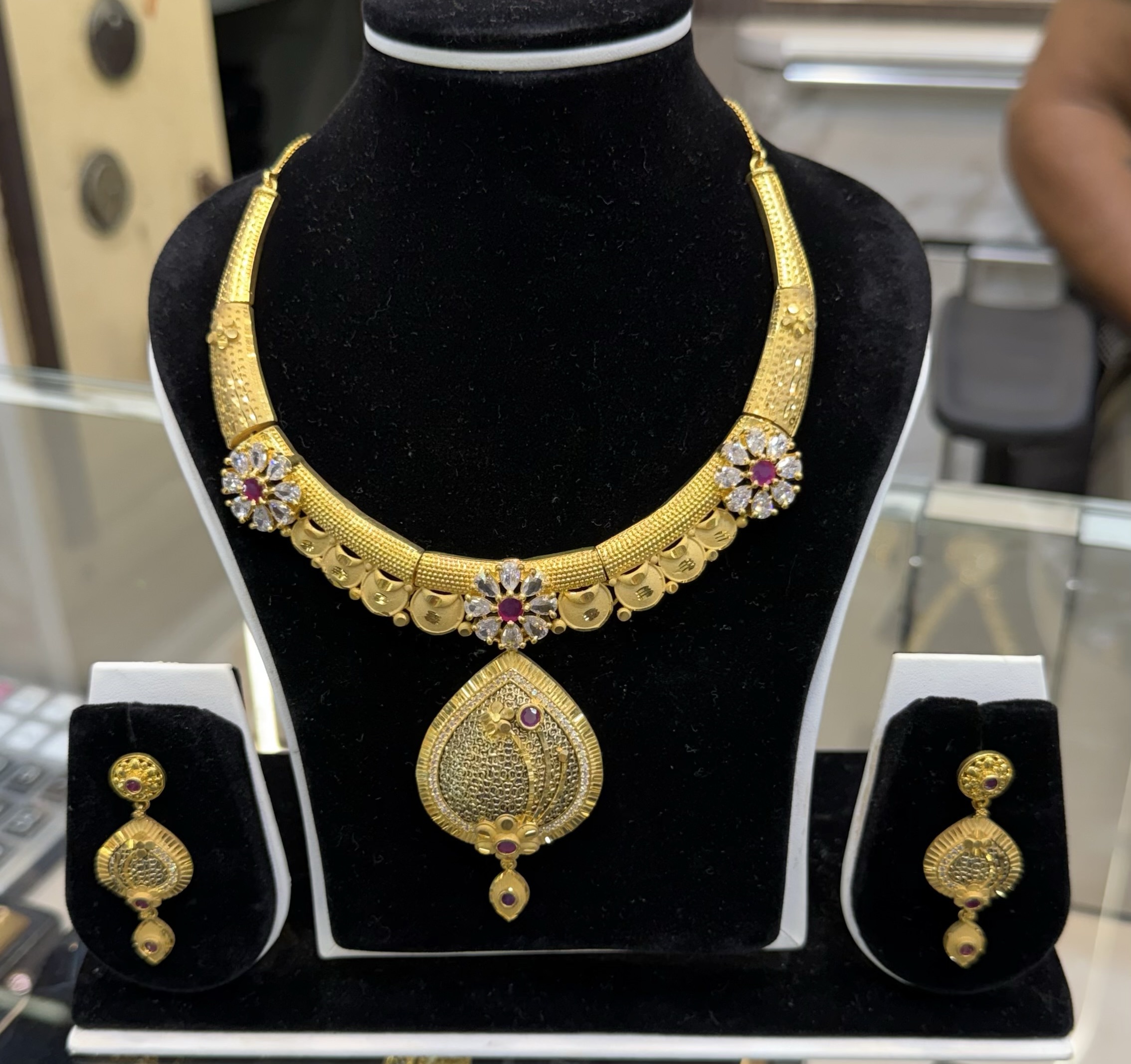 Gold Plated Set With Earings view 2