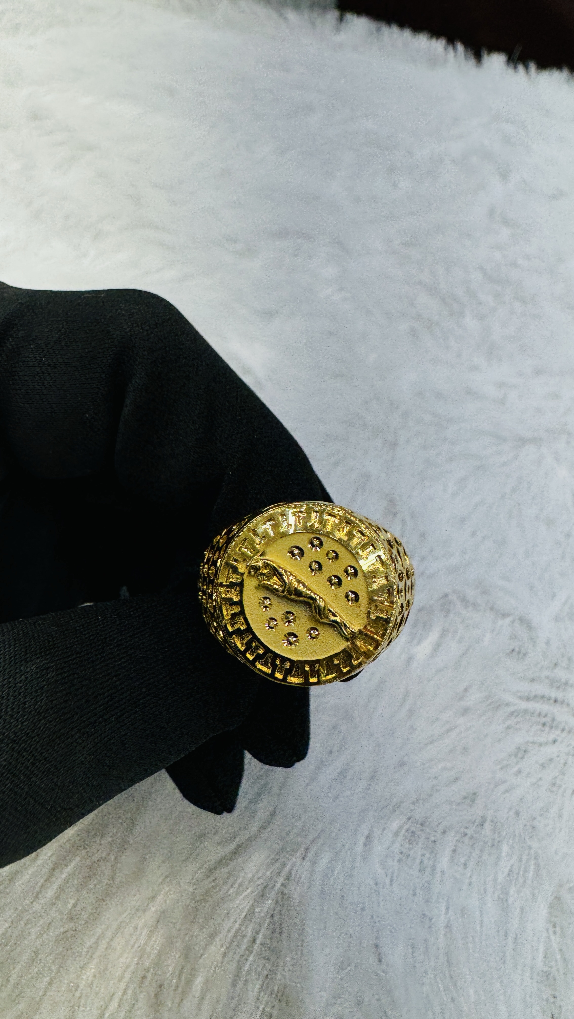 Designer Jaguar Ring view 2
