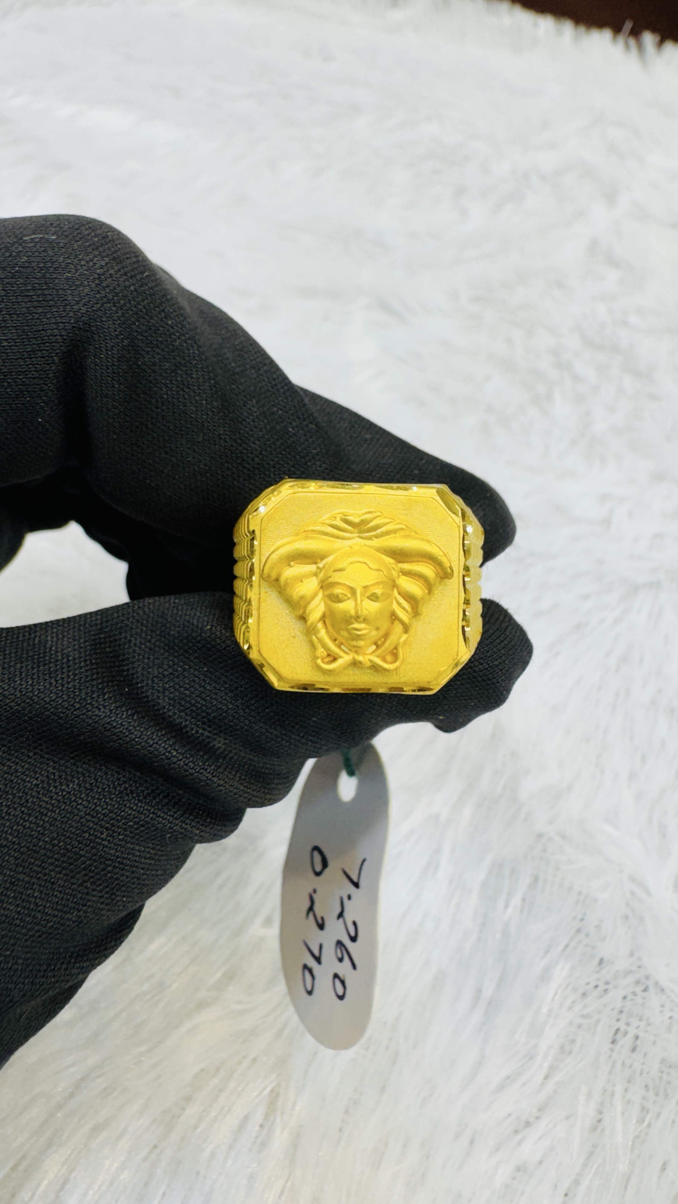 Medusa Gold Designer Ring view 2