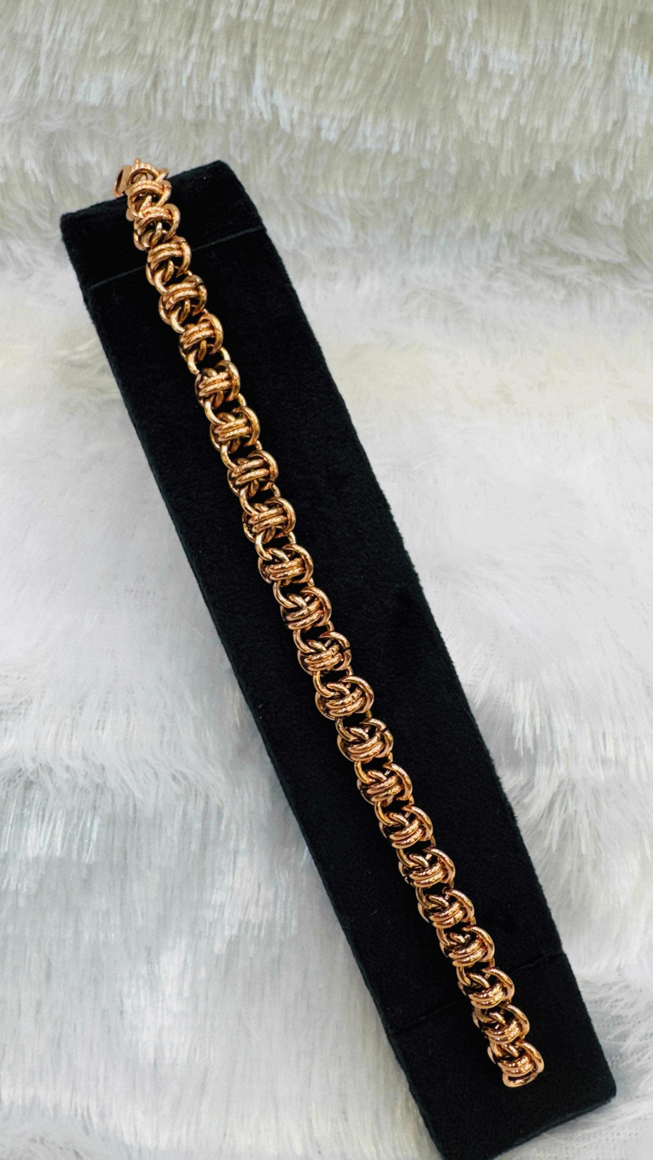 Semi Finished Gold Link Bracelet view 2
