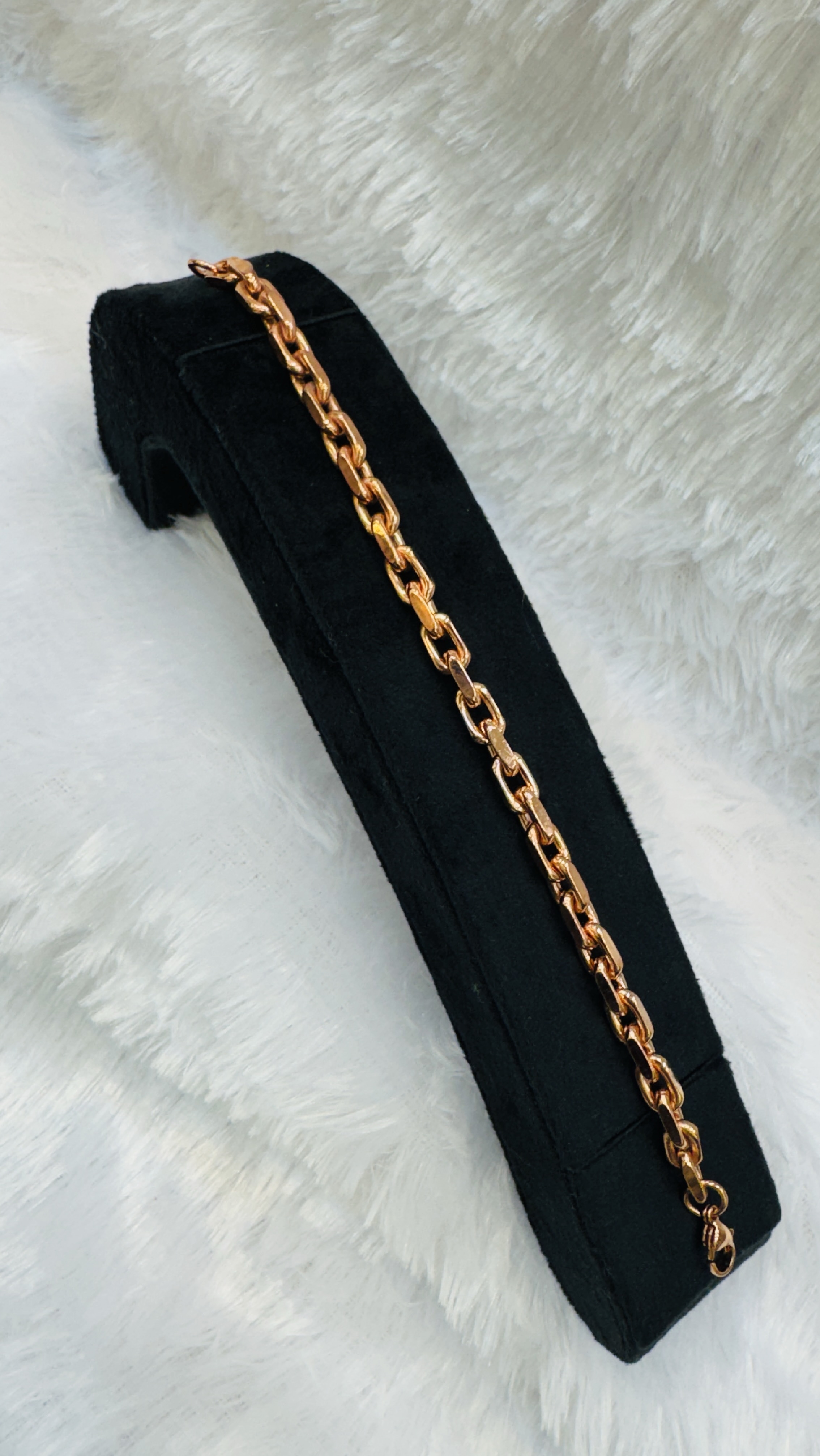 Semi Finished Classic Gold Chain Bracelet view 2