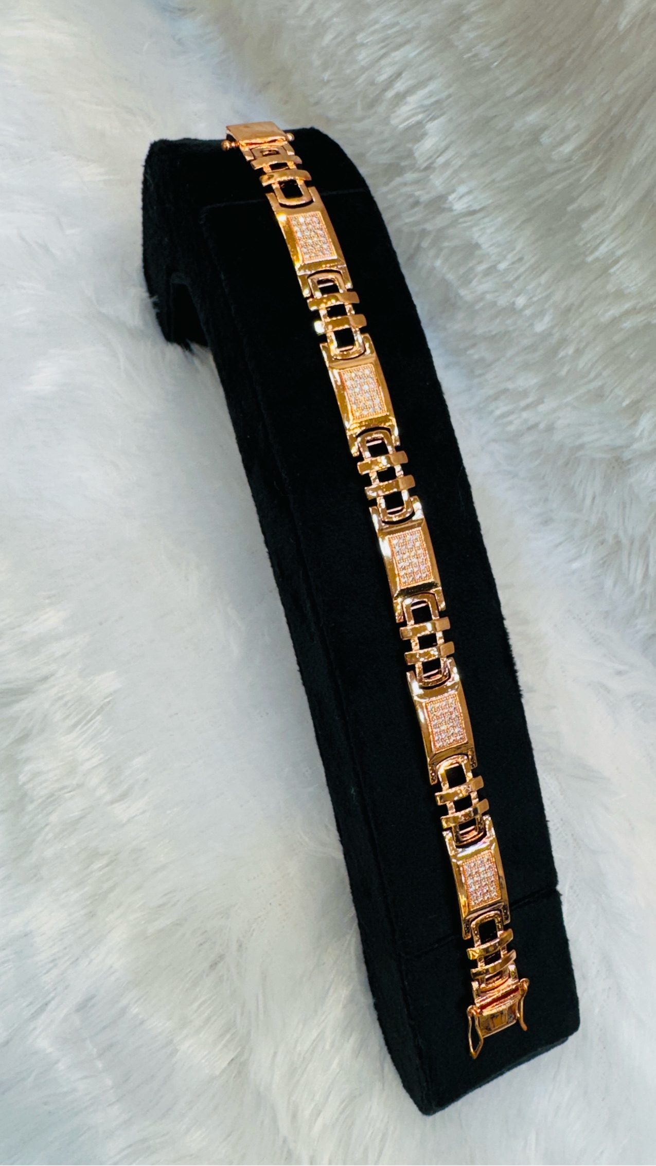 Semi Finished 1 Gram Gold Bracelet view 2
