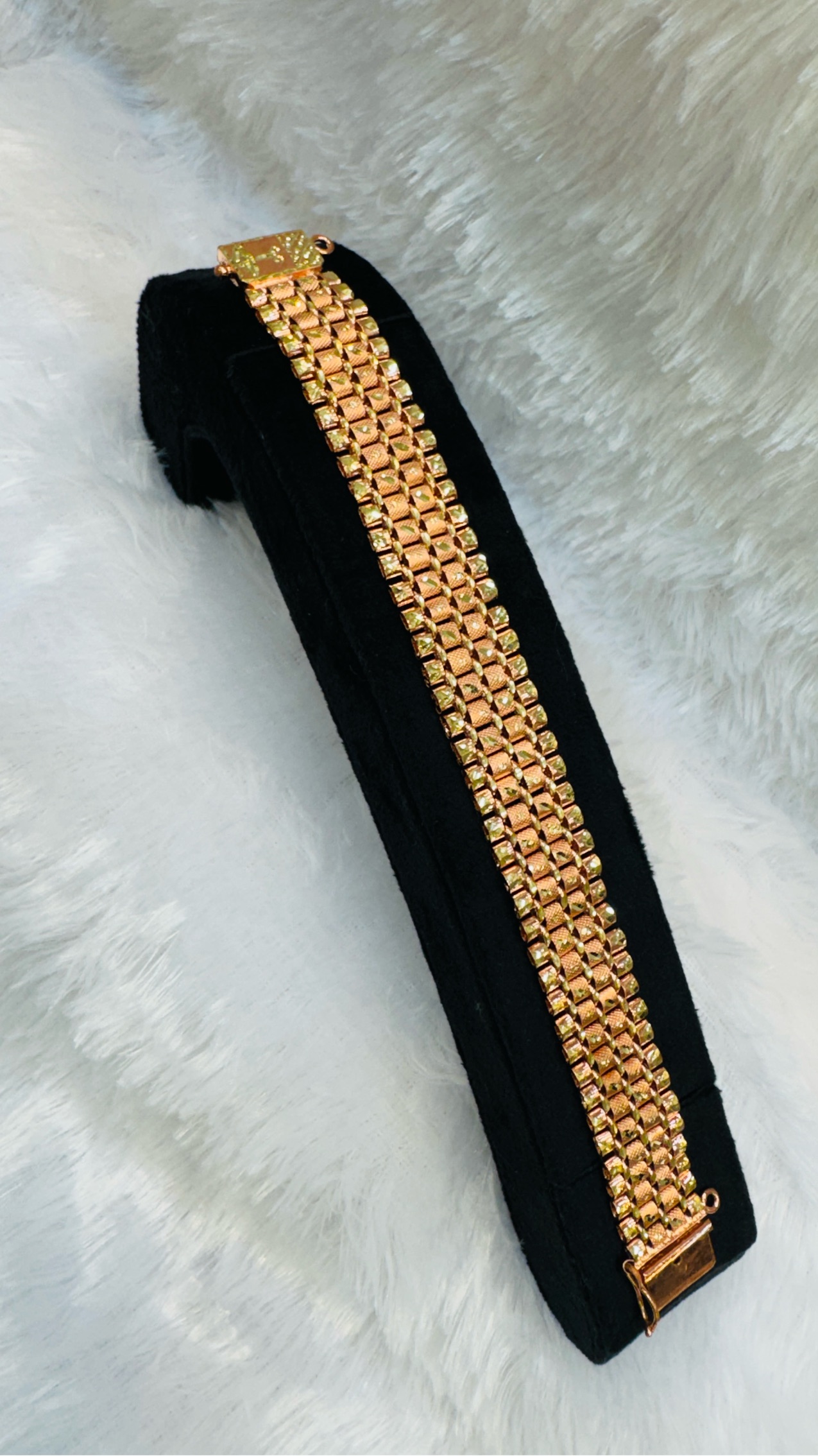 Semi Finished Gold Gents Bracelet view 2