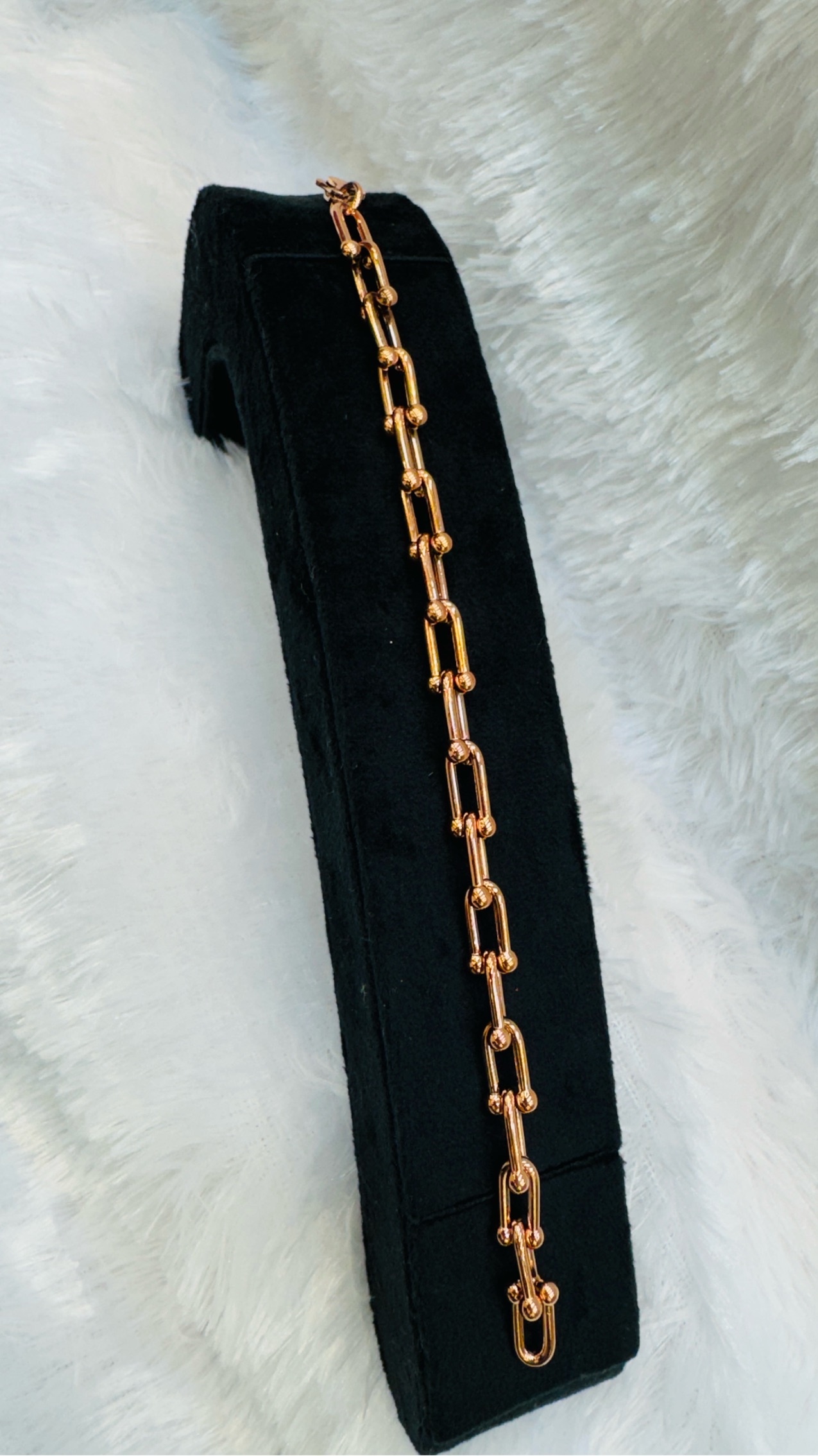 Semi Finished Gold Link Bracelet 2 view 2