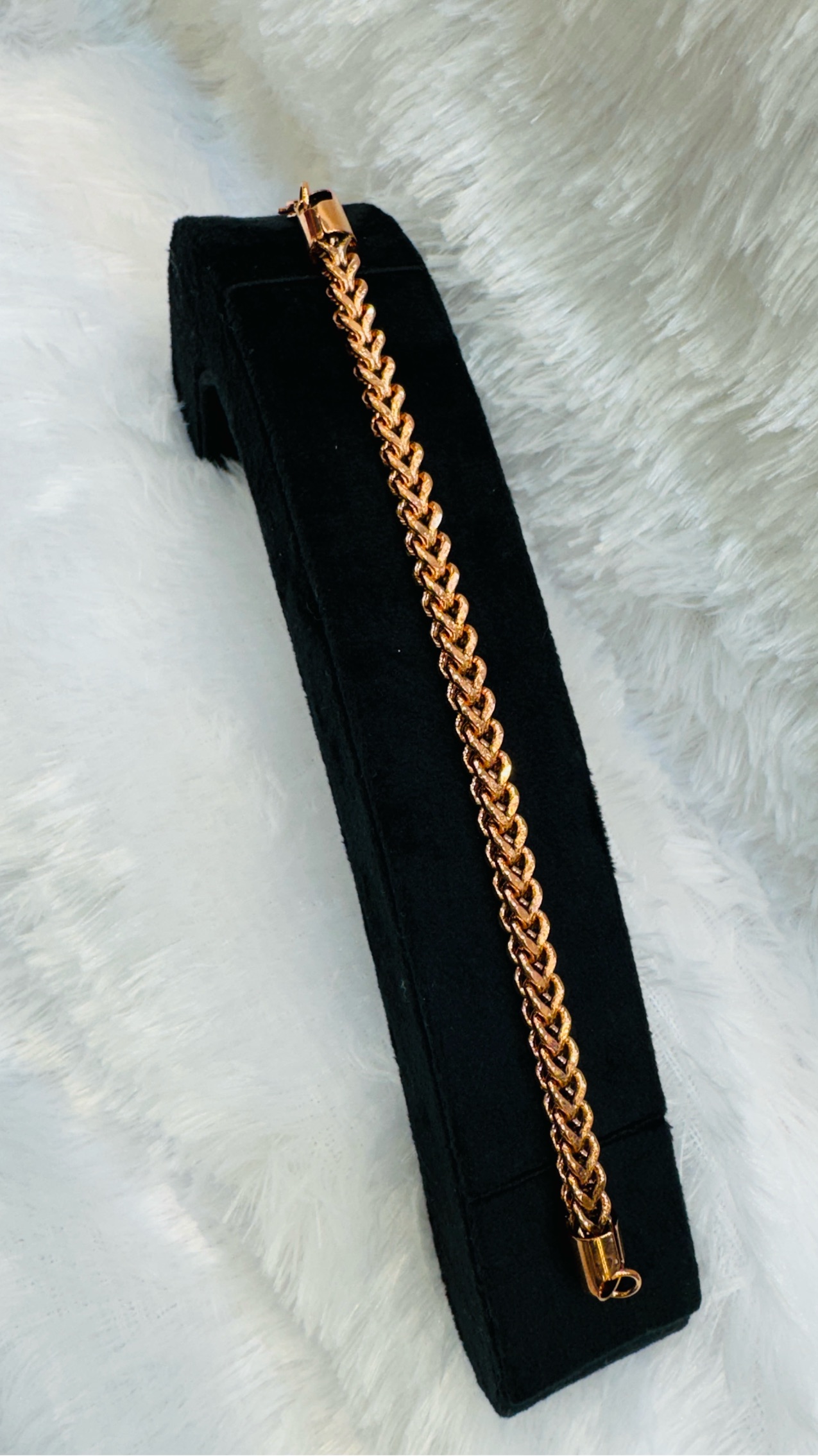 Semi Finished Gold Chain Bracelet view 2