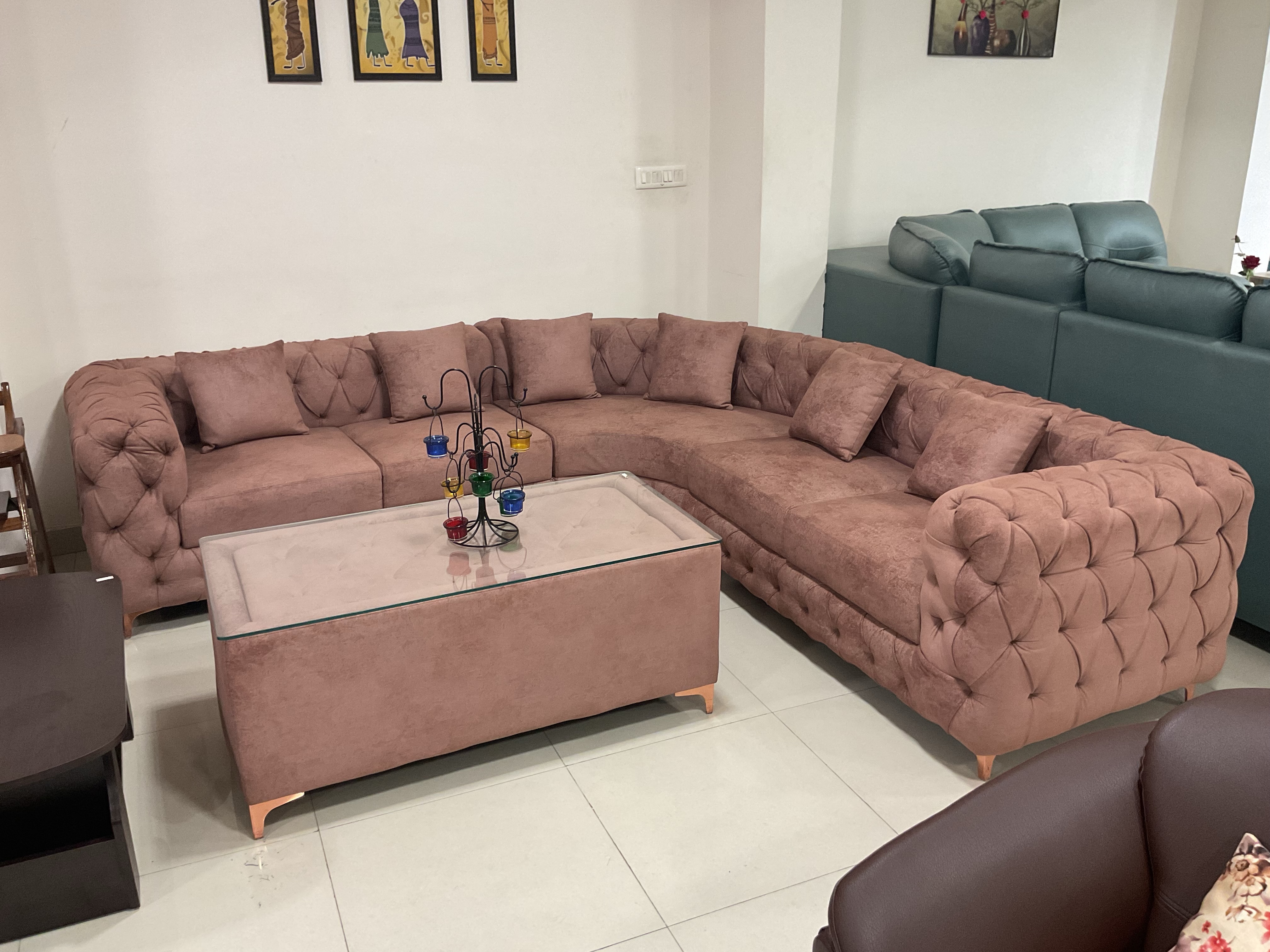 Elegant L Shape Sofa view 2