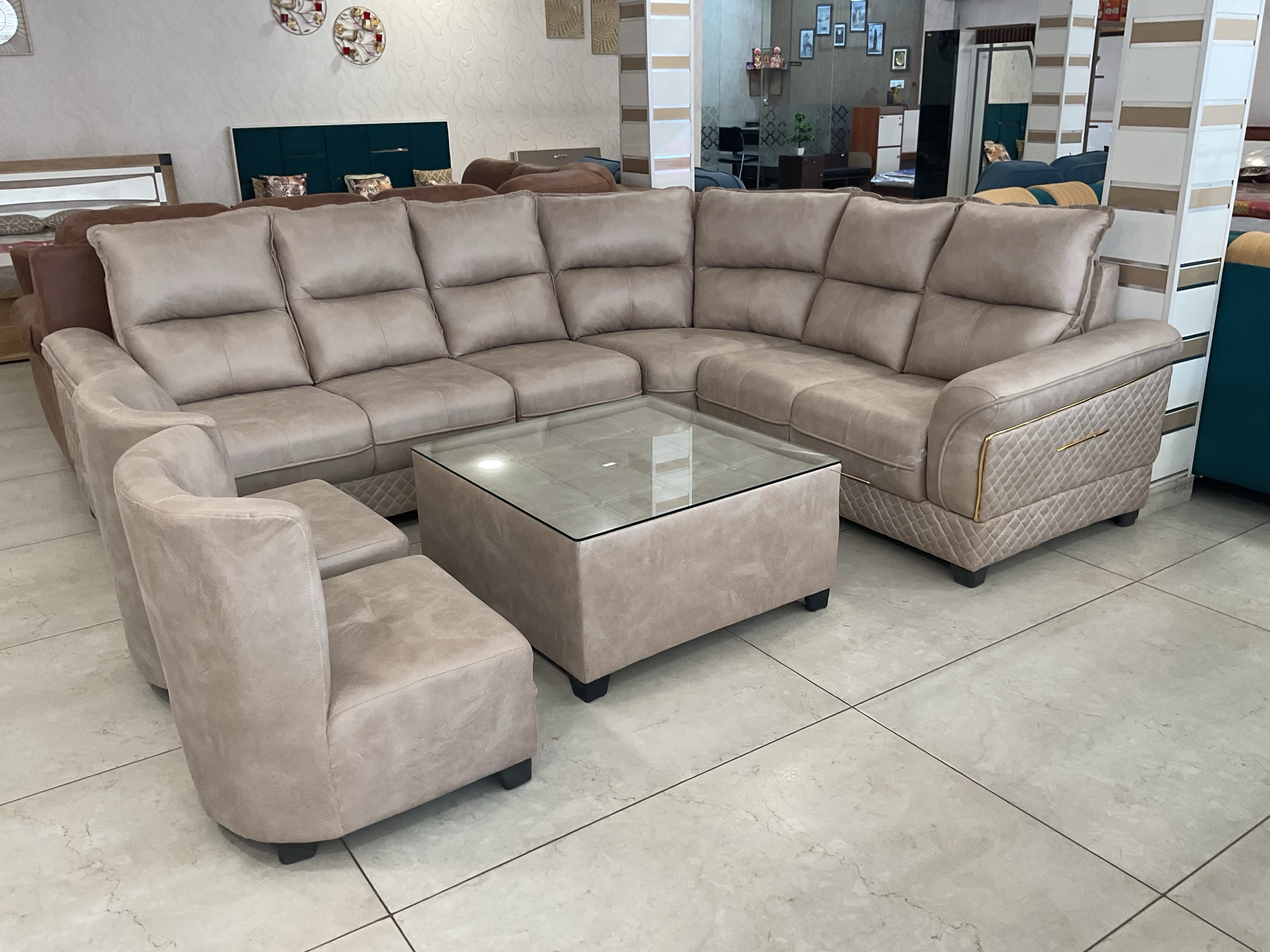 Luxurious L Shape Sofa view 2