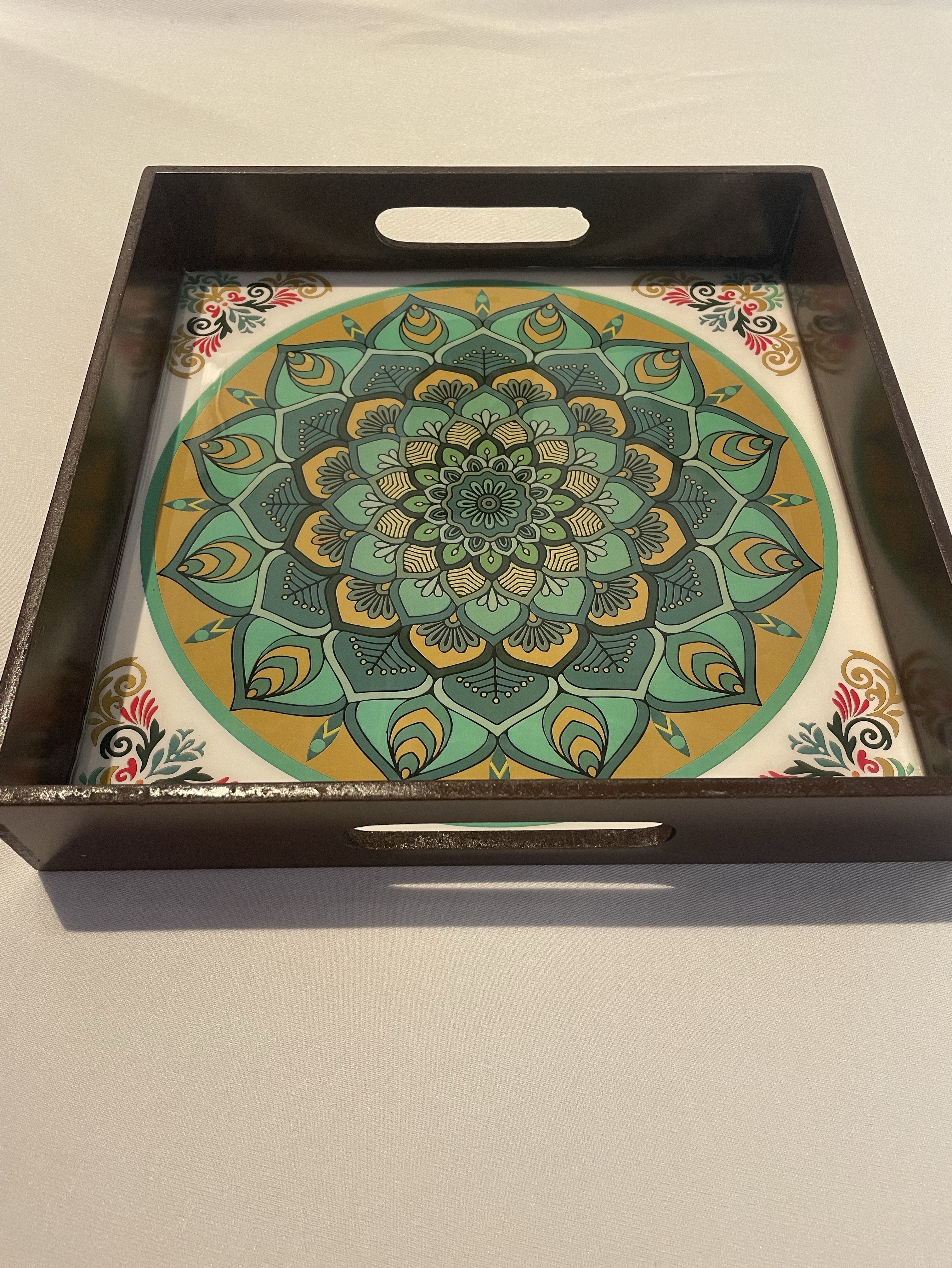 Mandala Art Tray view 2