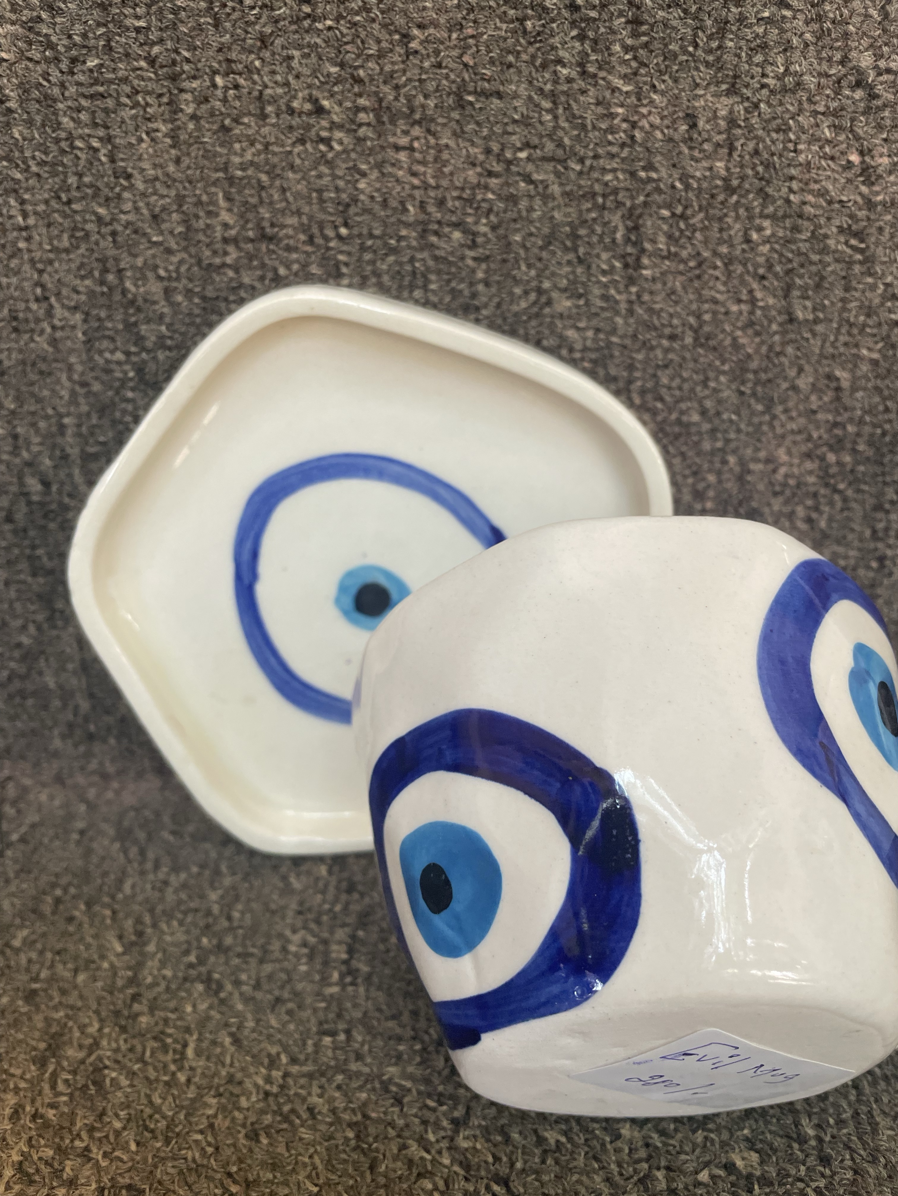 Handcrafted Evil Eye Bowl view 2