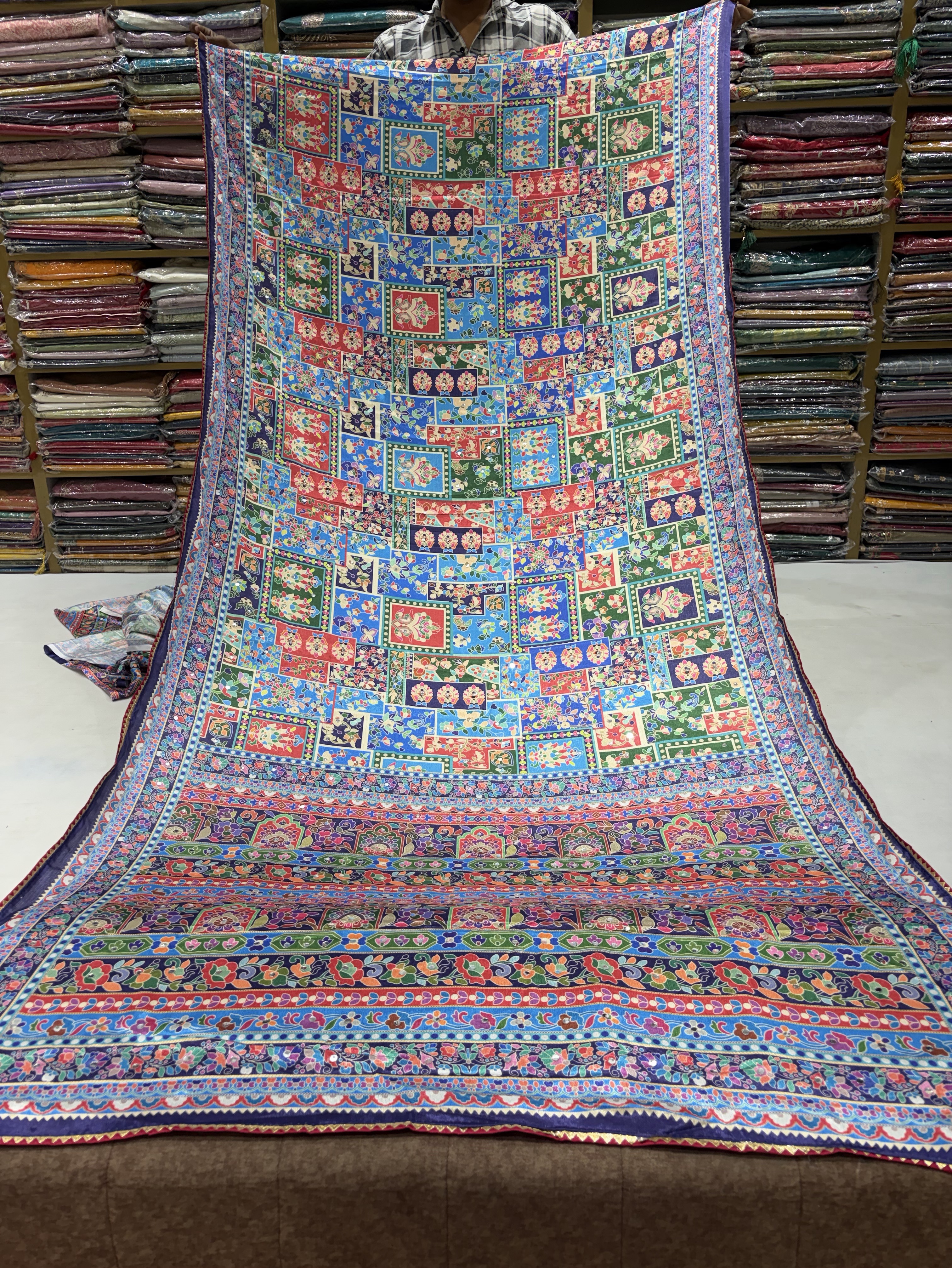 Chinon Fabric Saree view 2