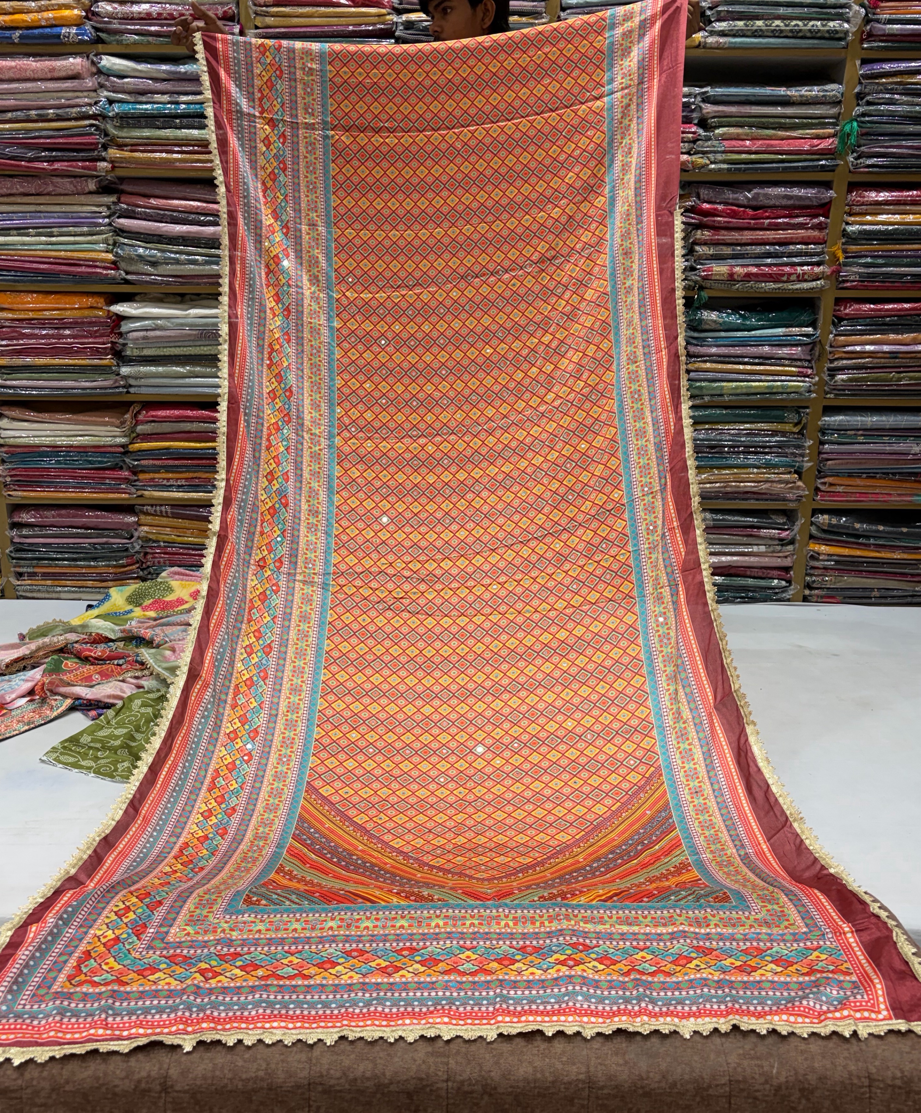 Chinon Fabric Sareee view 2