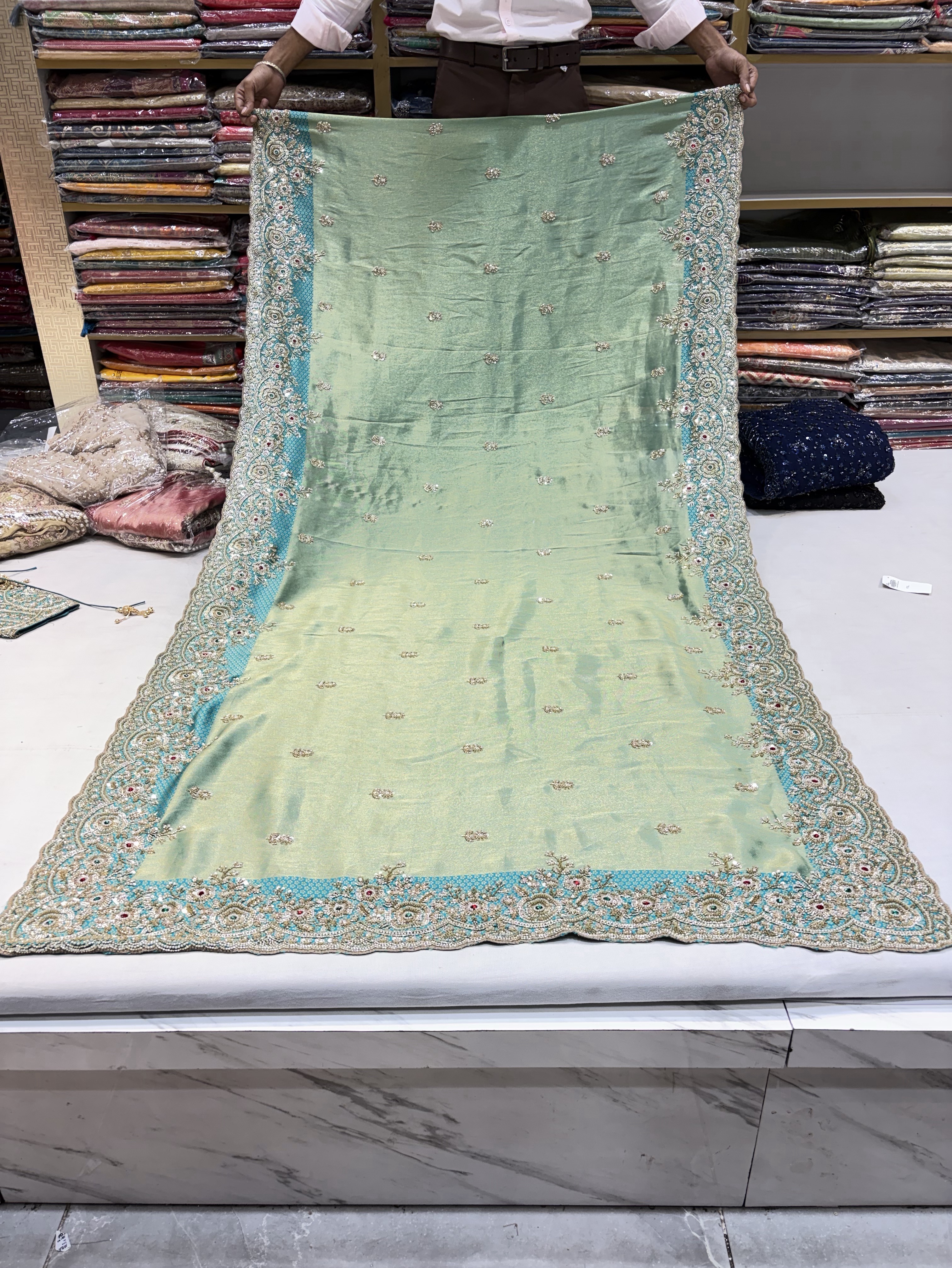 Embroidered Sareee view 2