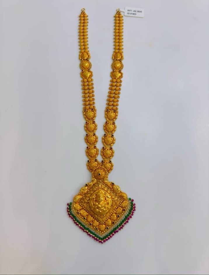 Gold Traditional Necklace view 2
