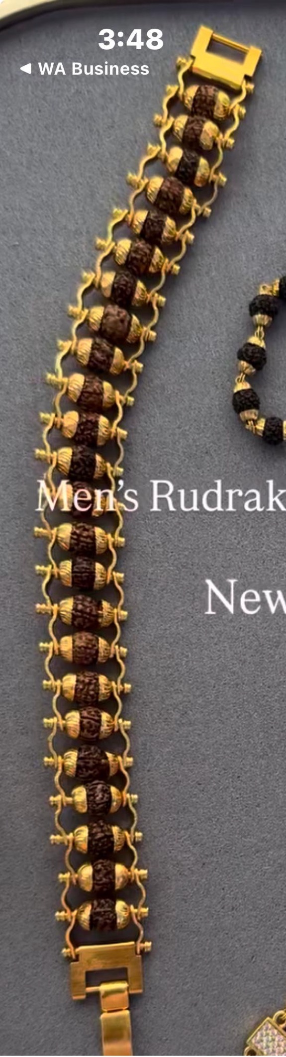 Mens Rudraksha Bracelet view 2