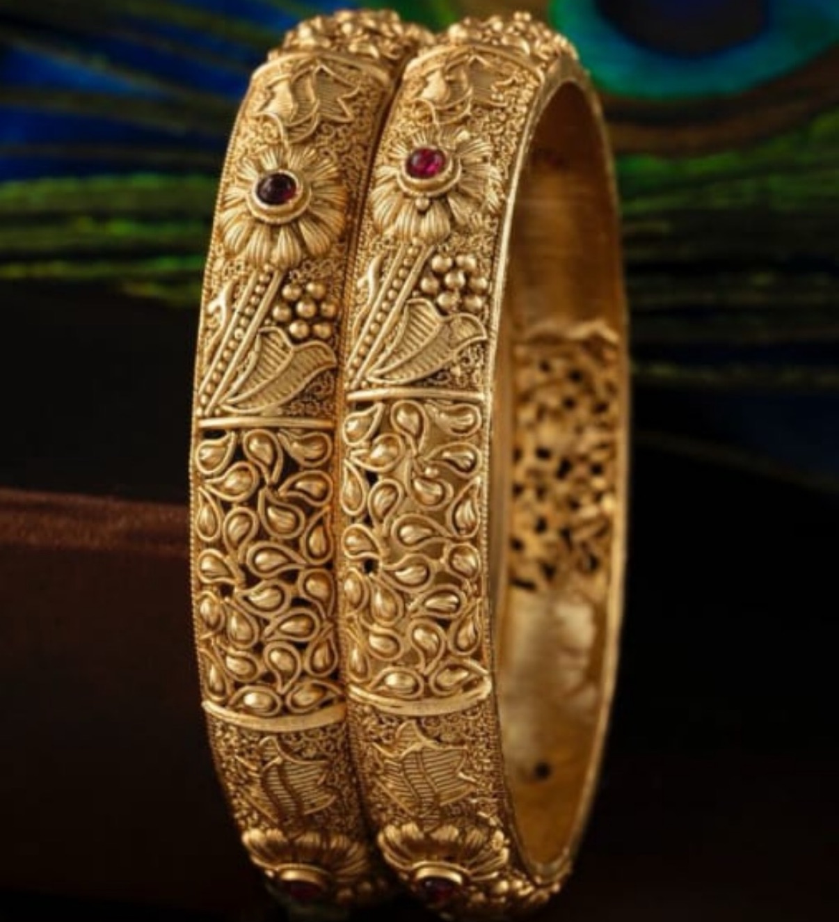 Gold Bangles 260626 view 2