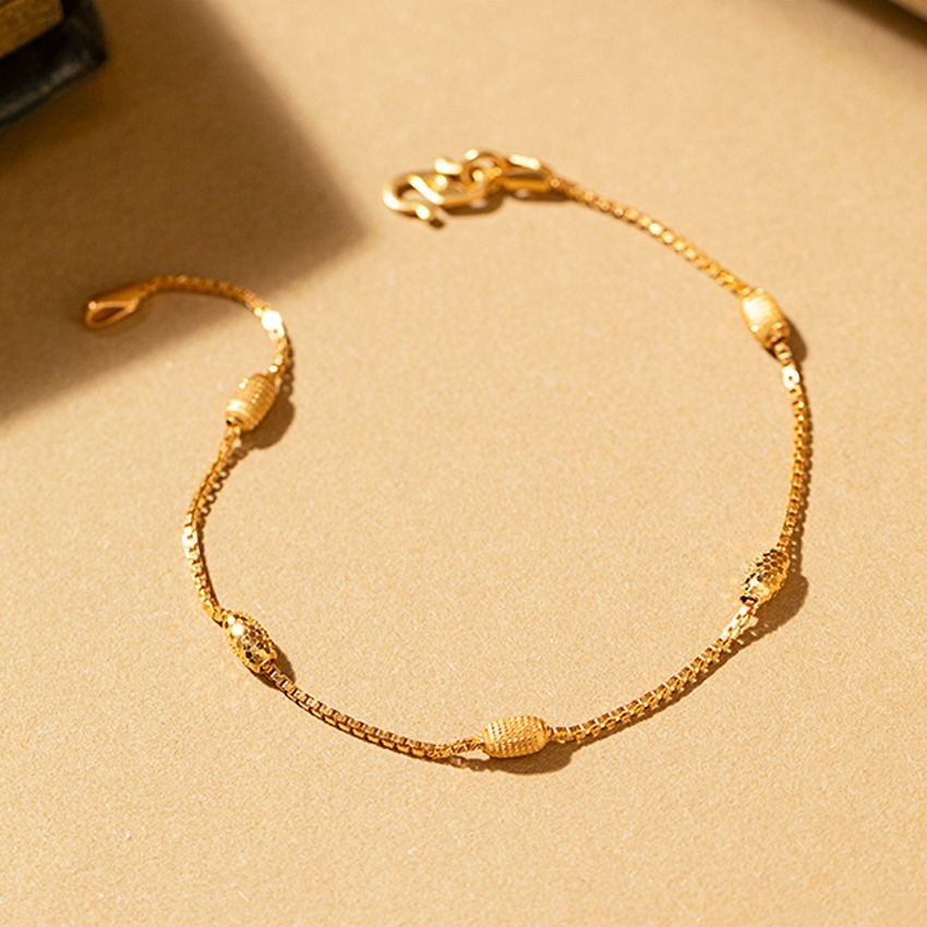 Delicate Gold Bracelet view 2