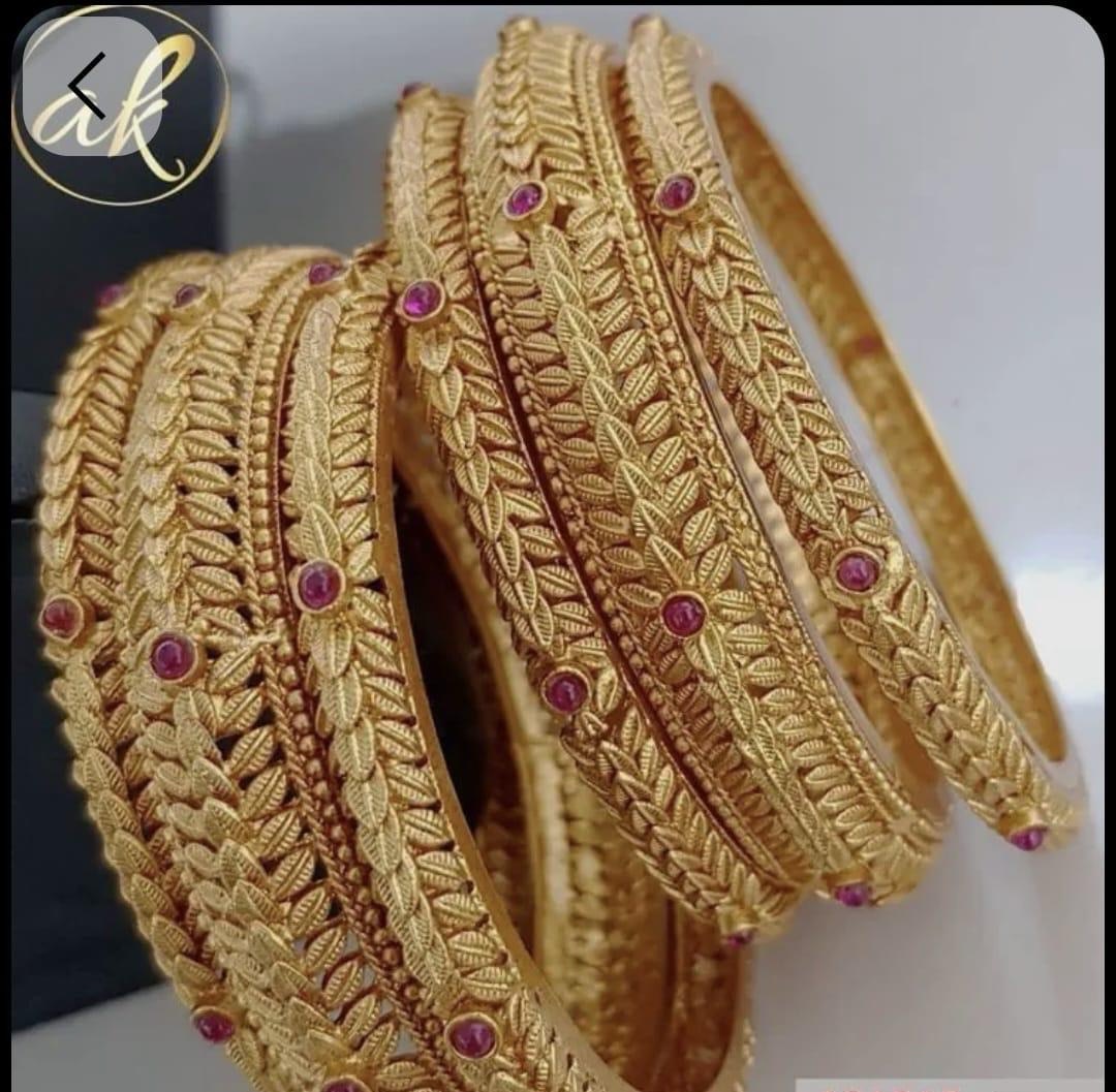 Gold Bangles300726 view 2