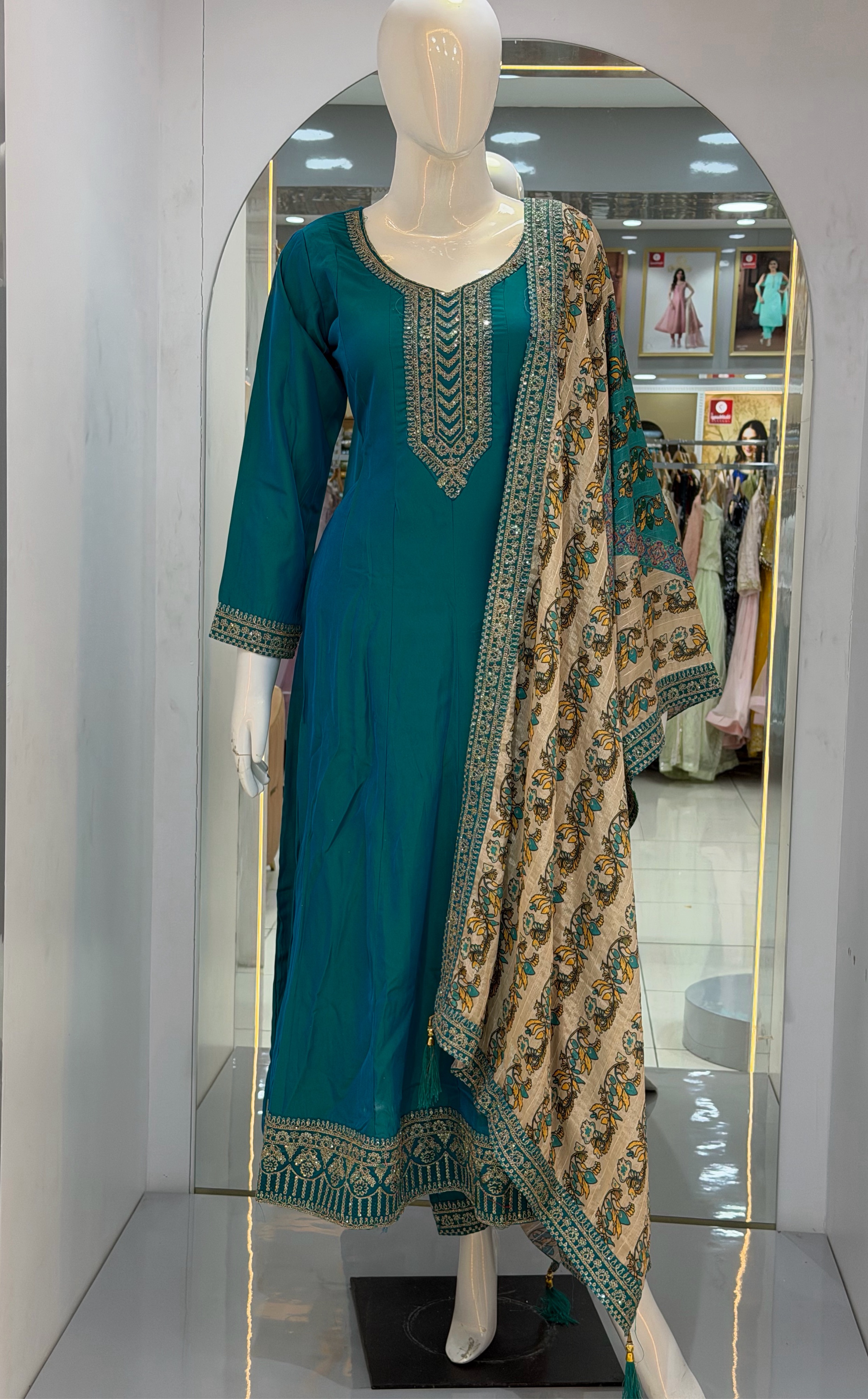 Embellished Anarkali view 2