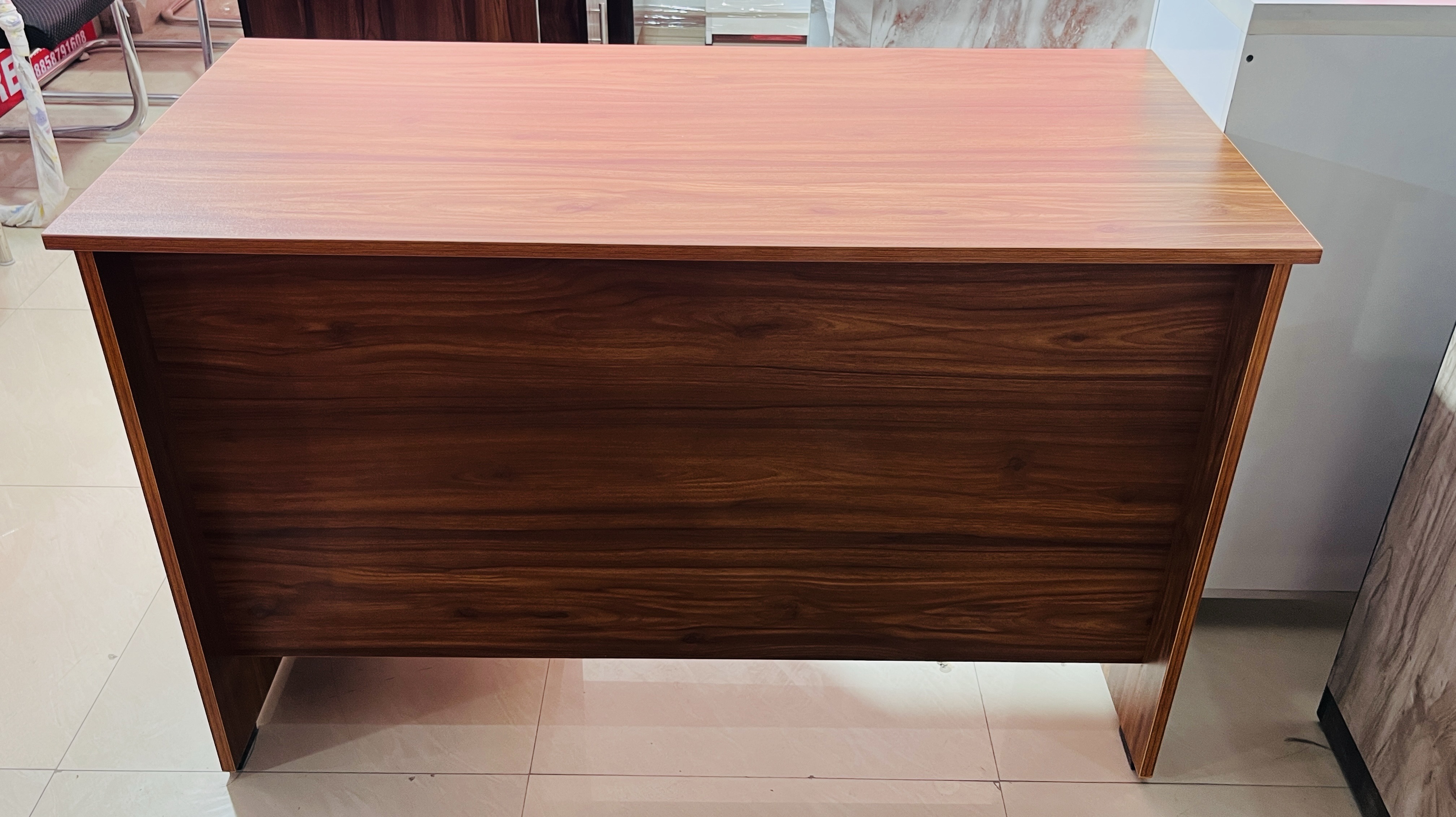 Elegant Wooden Desk 4x2 view 2