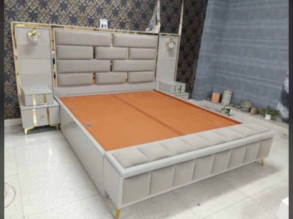 Luxury Upholstered Bed view 2