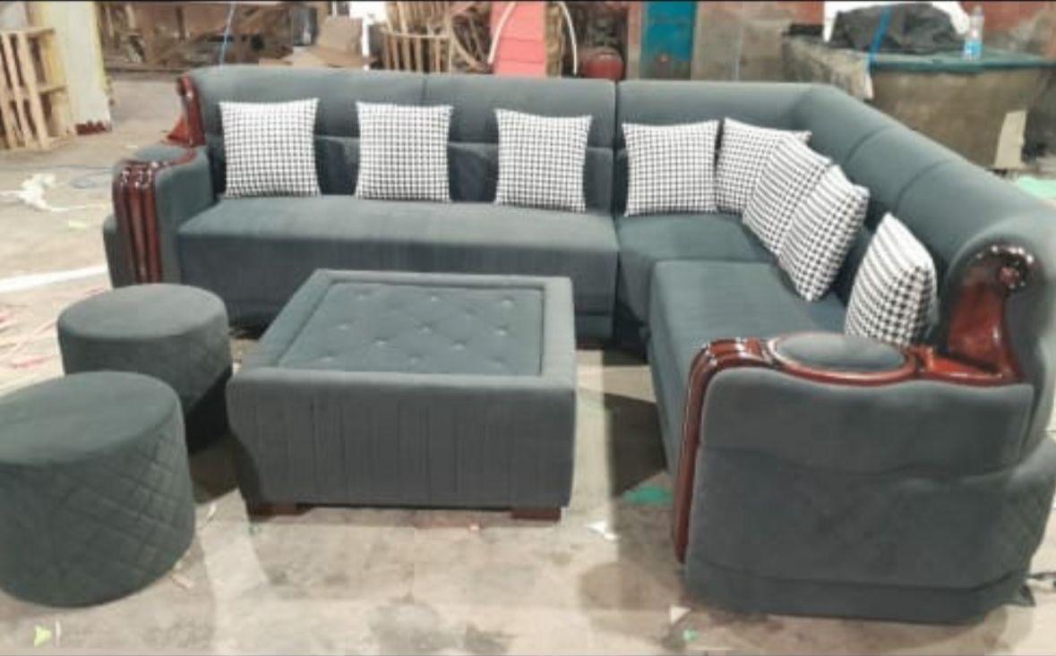 Comfort L-Shape Sofa Set view 2