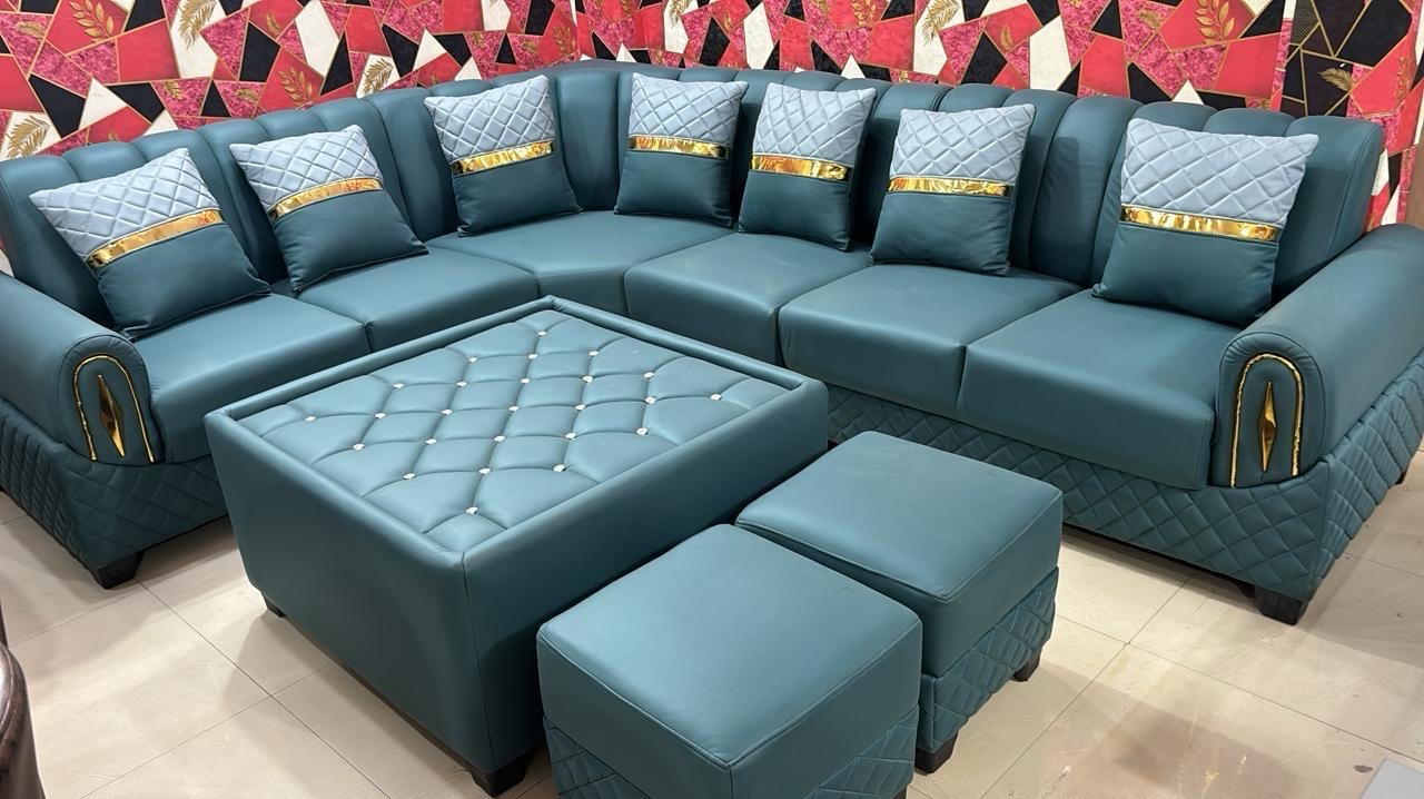 Teal Sofa Set view 2