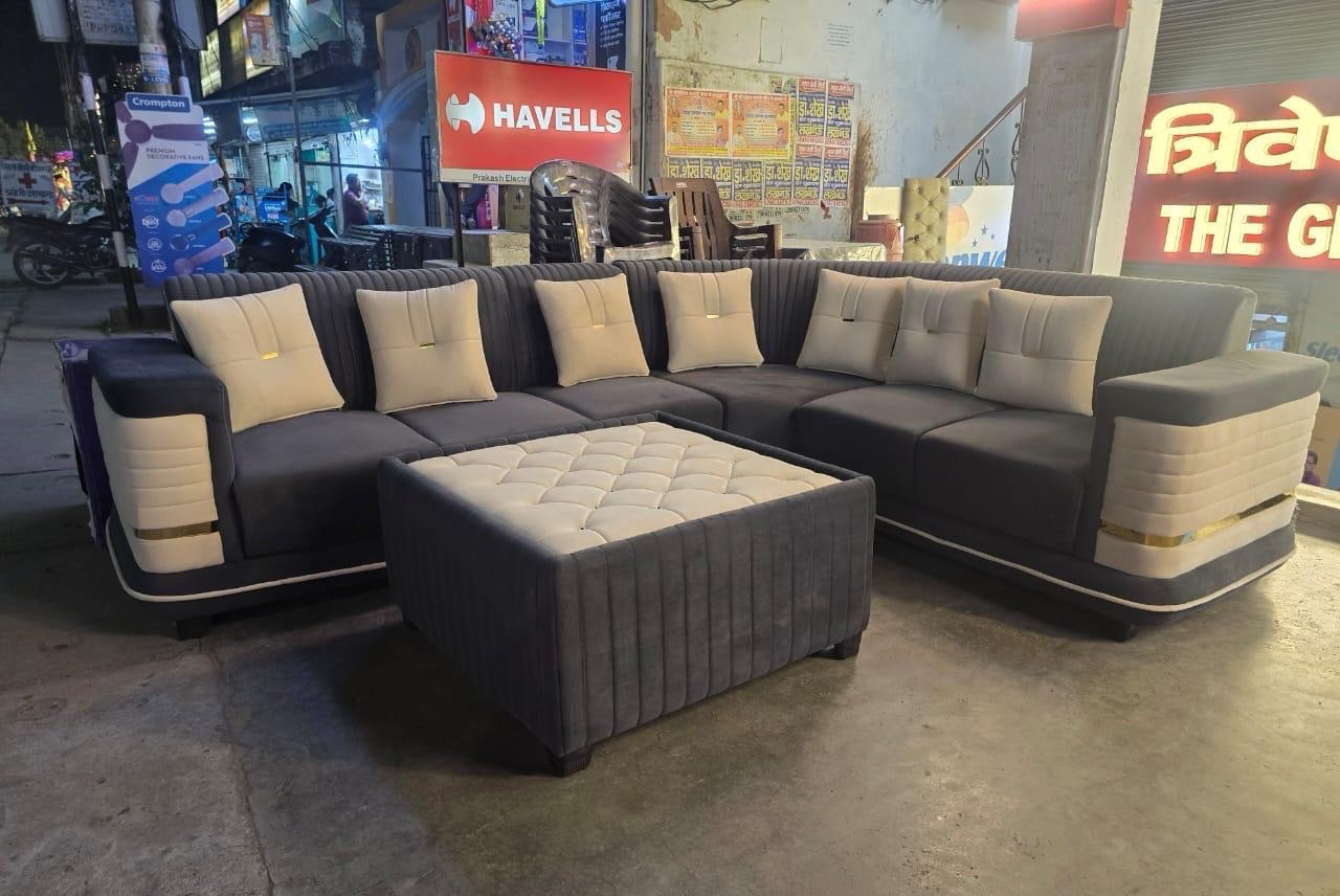 Havells L-Shaped Sofa Set view 2