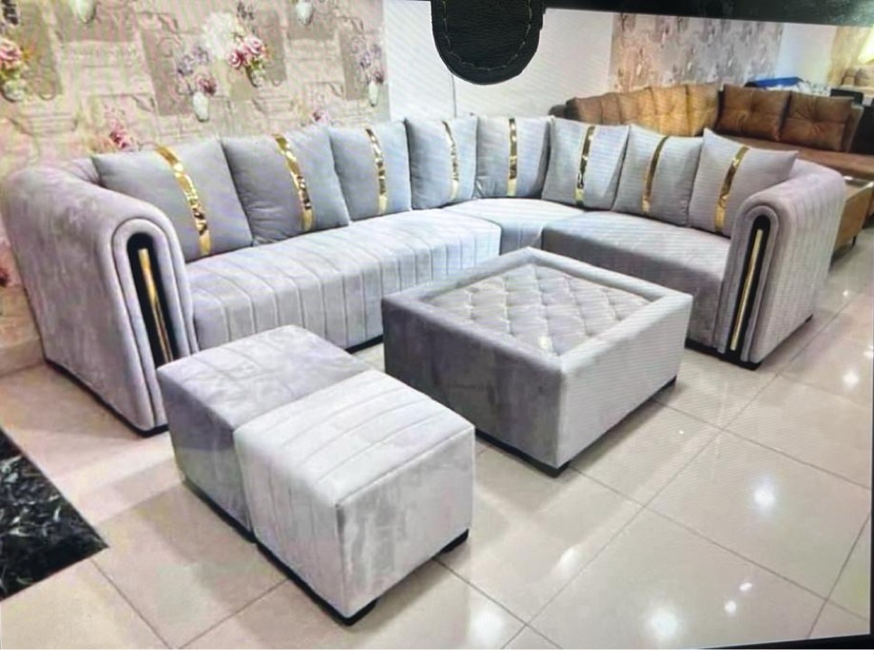 Stylish Plush Sofa Set view 2