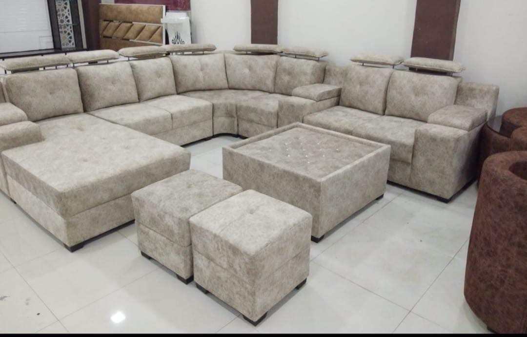Elegant Corner Sofa Set view 2