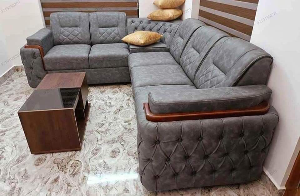 Luxury Grey Sectional Sofa view 2