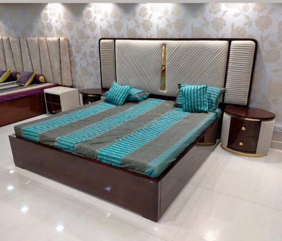 Elegant Modern Bed view 2