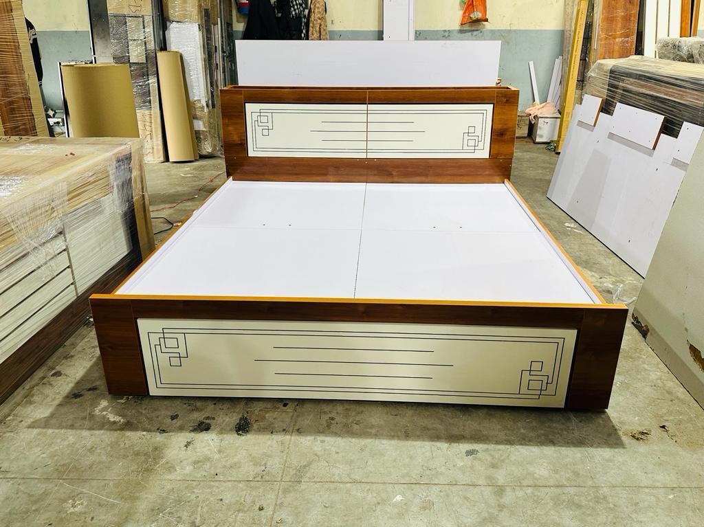 Wooden Platform Bed view 2