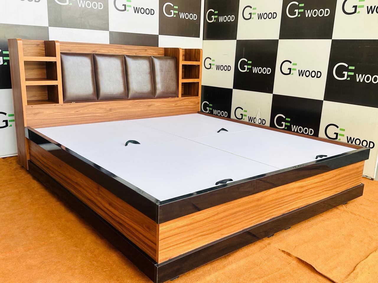 G-Wood King Size Bed view 2