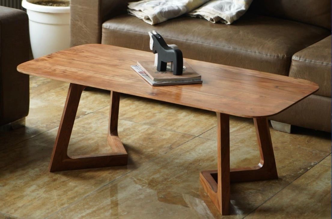 Modern Wooden Coffee Table view 2