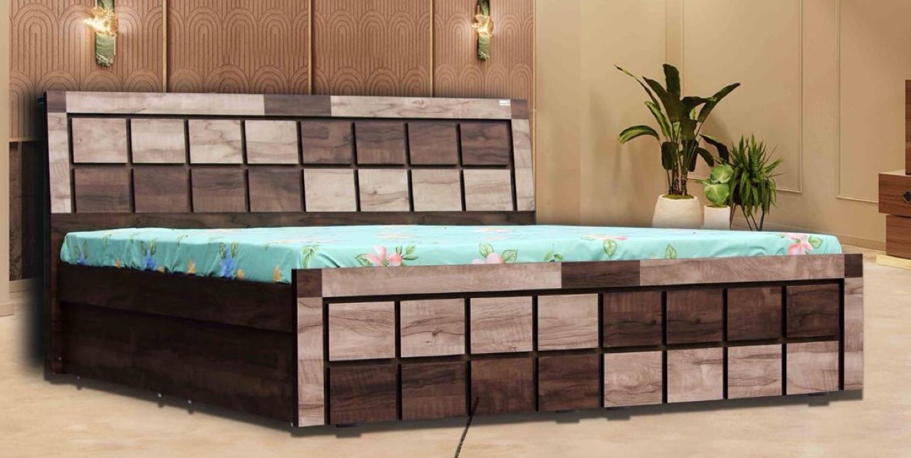 Stylish Wooden Bed view 2
