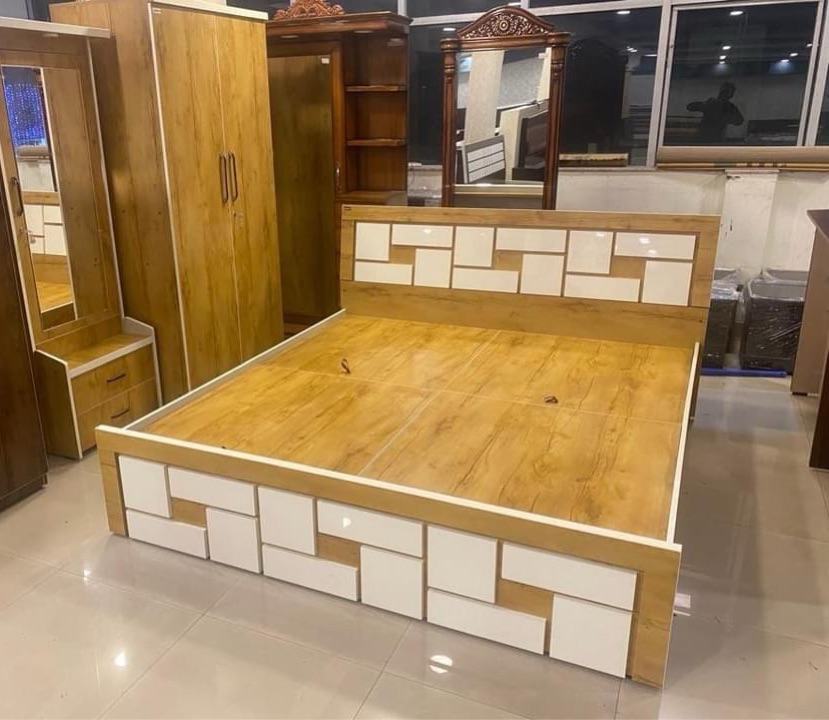 Wooden Panel Bed view 2