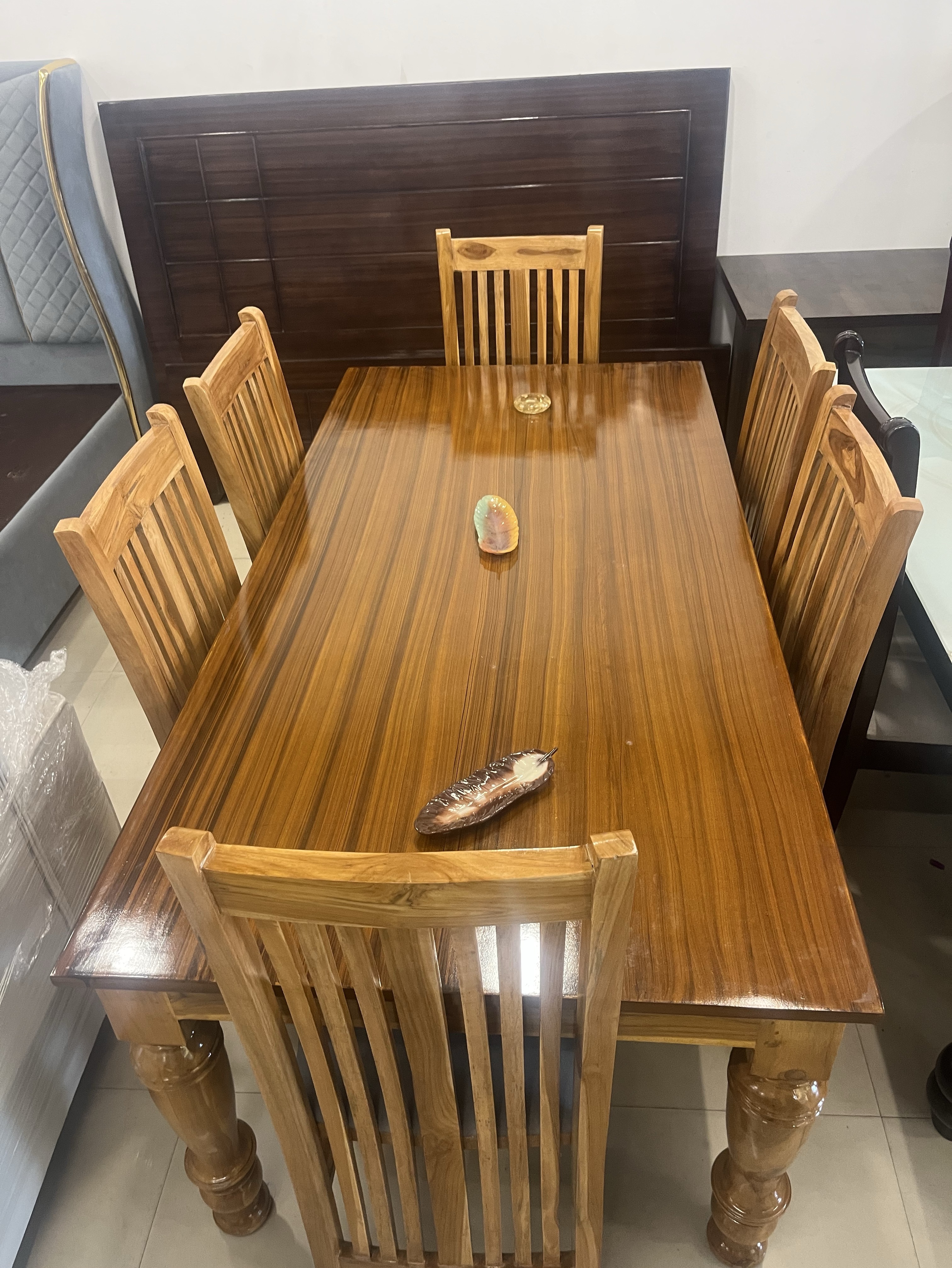 Wooden Dining Table Set view 2