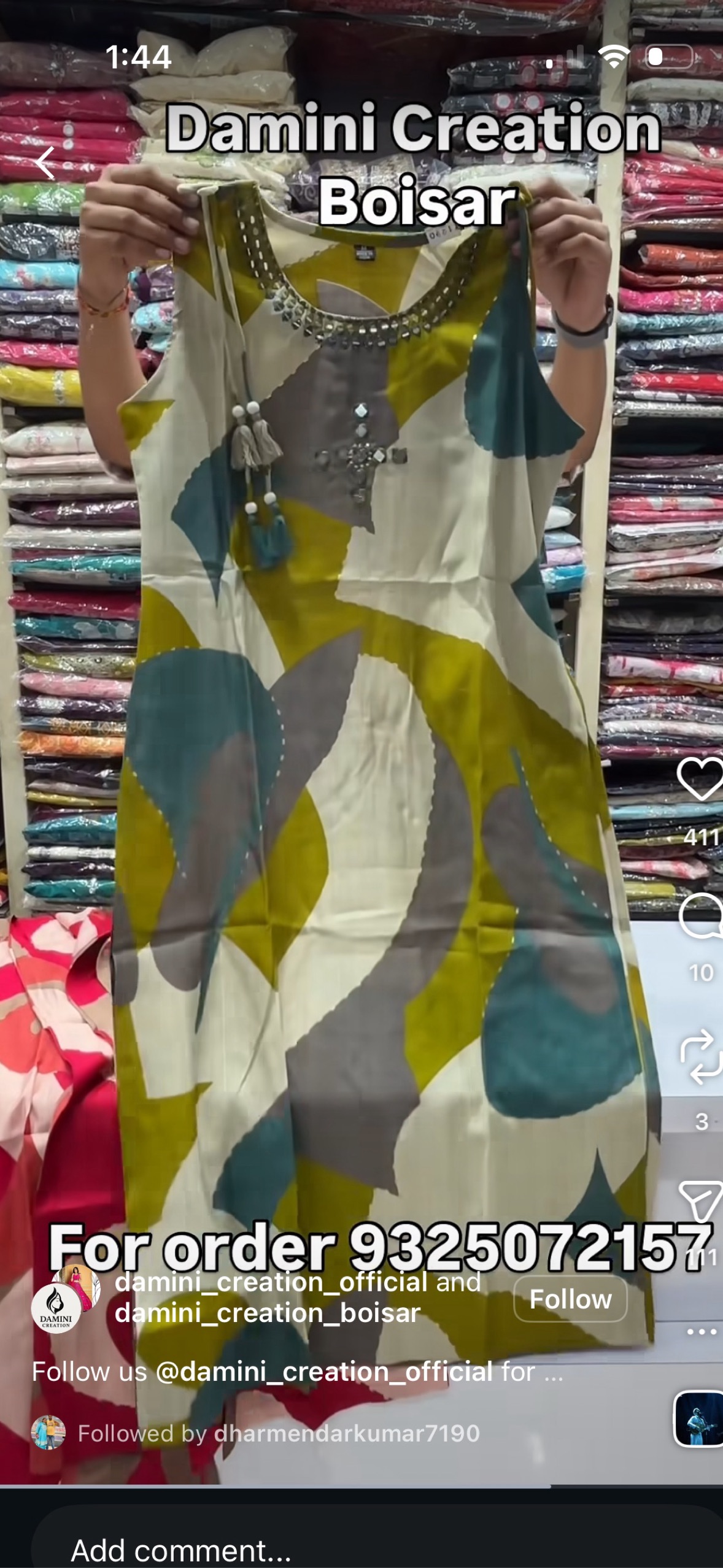 Damini Creation Kurti view 2