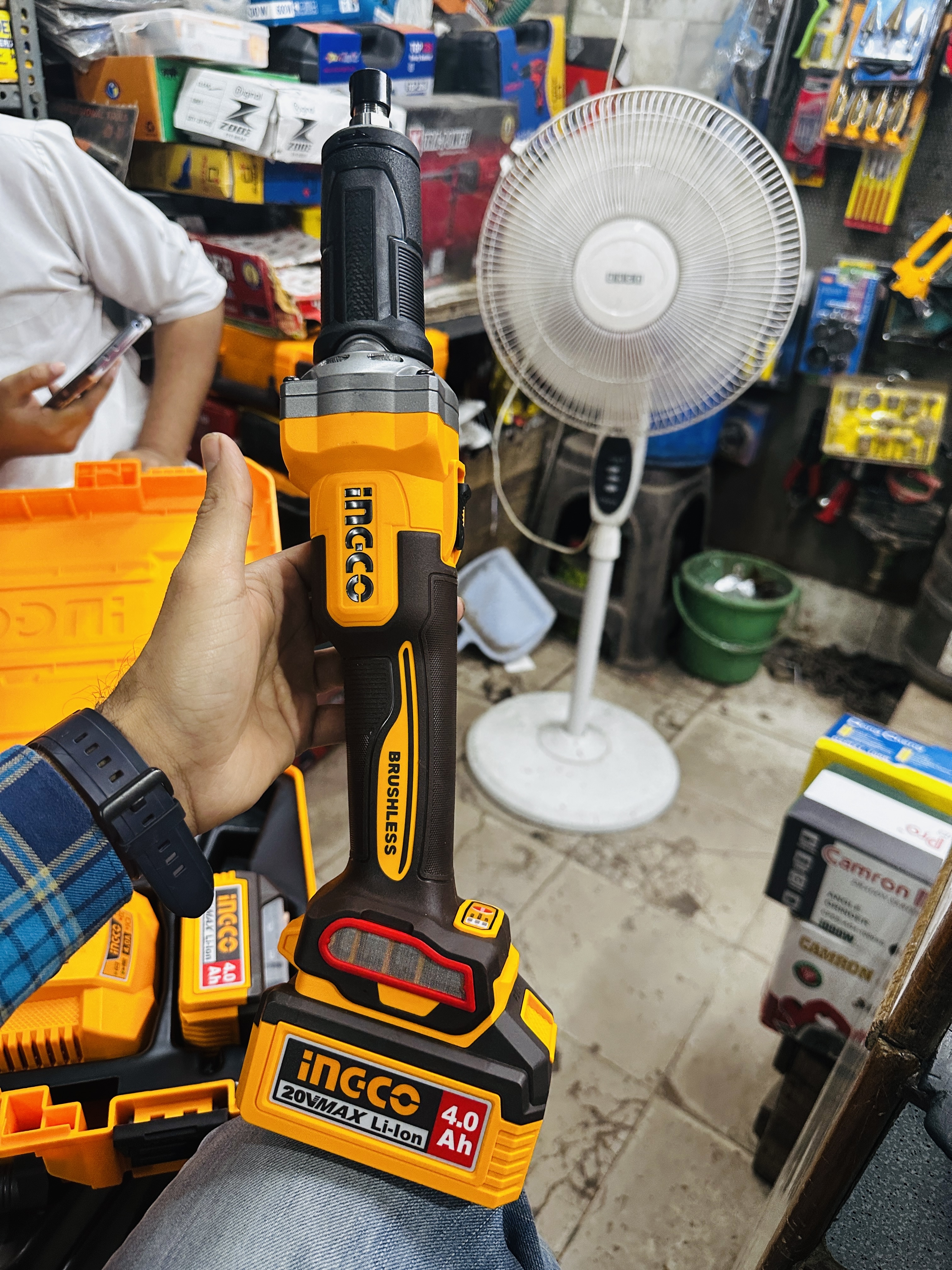 INGCO Brushless Cordless Rotary Tool Kit view 3