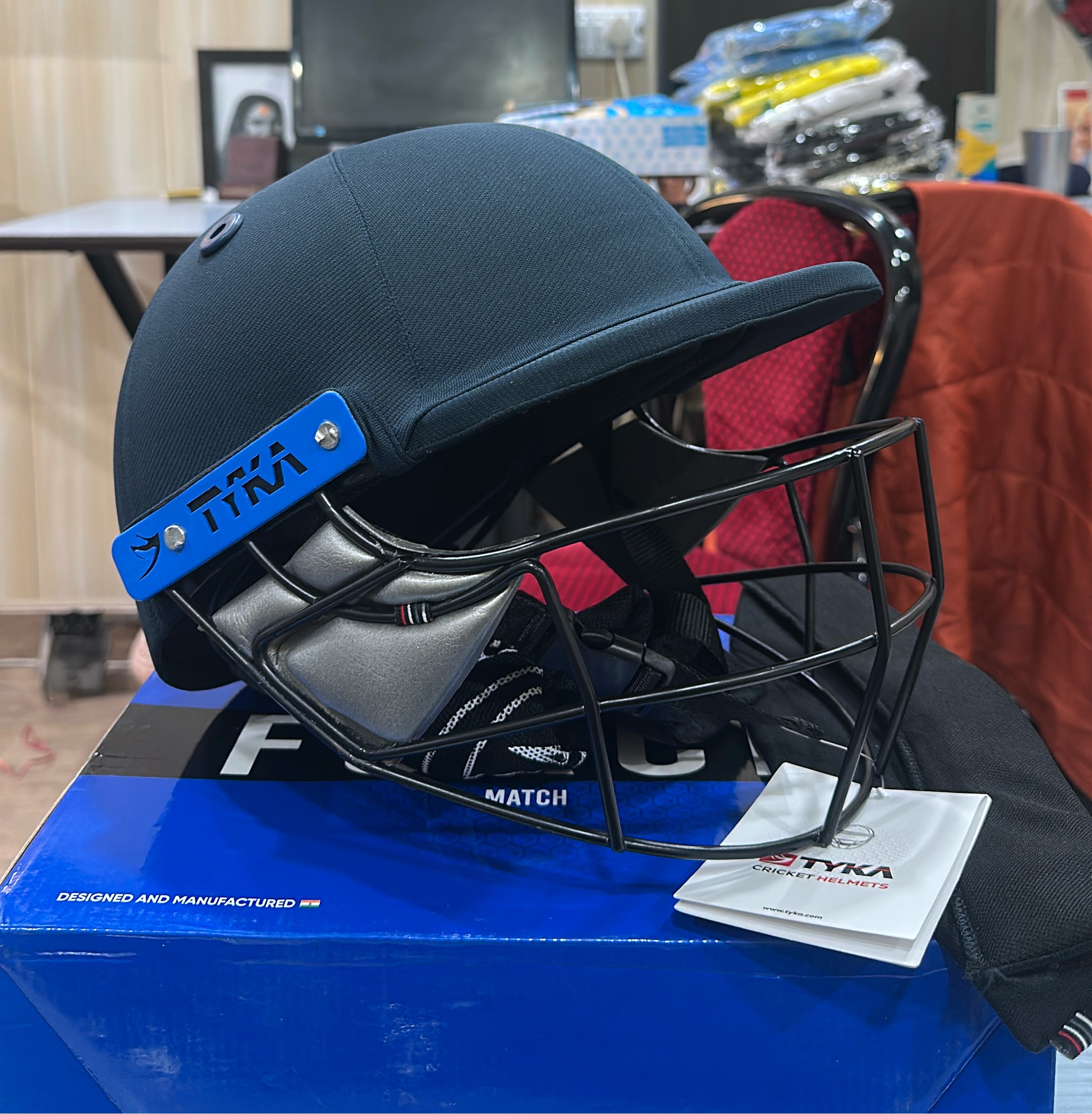 TYKA Cricket Helmet view 2