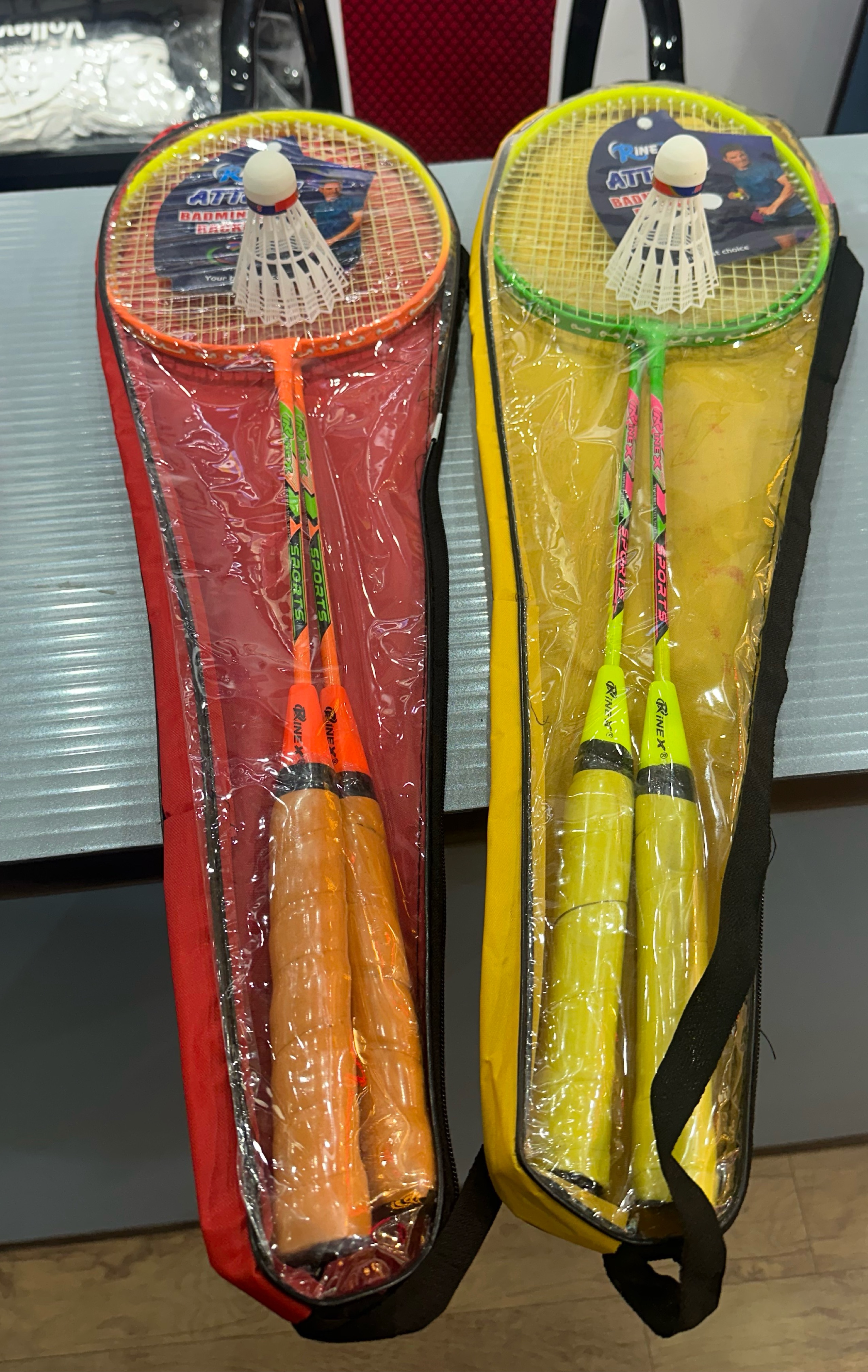 BSM Badminton Rackets Pair view 2