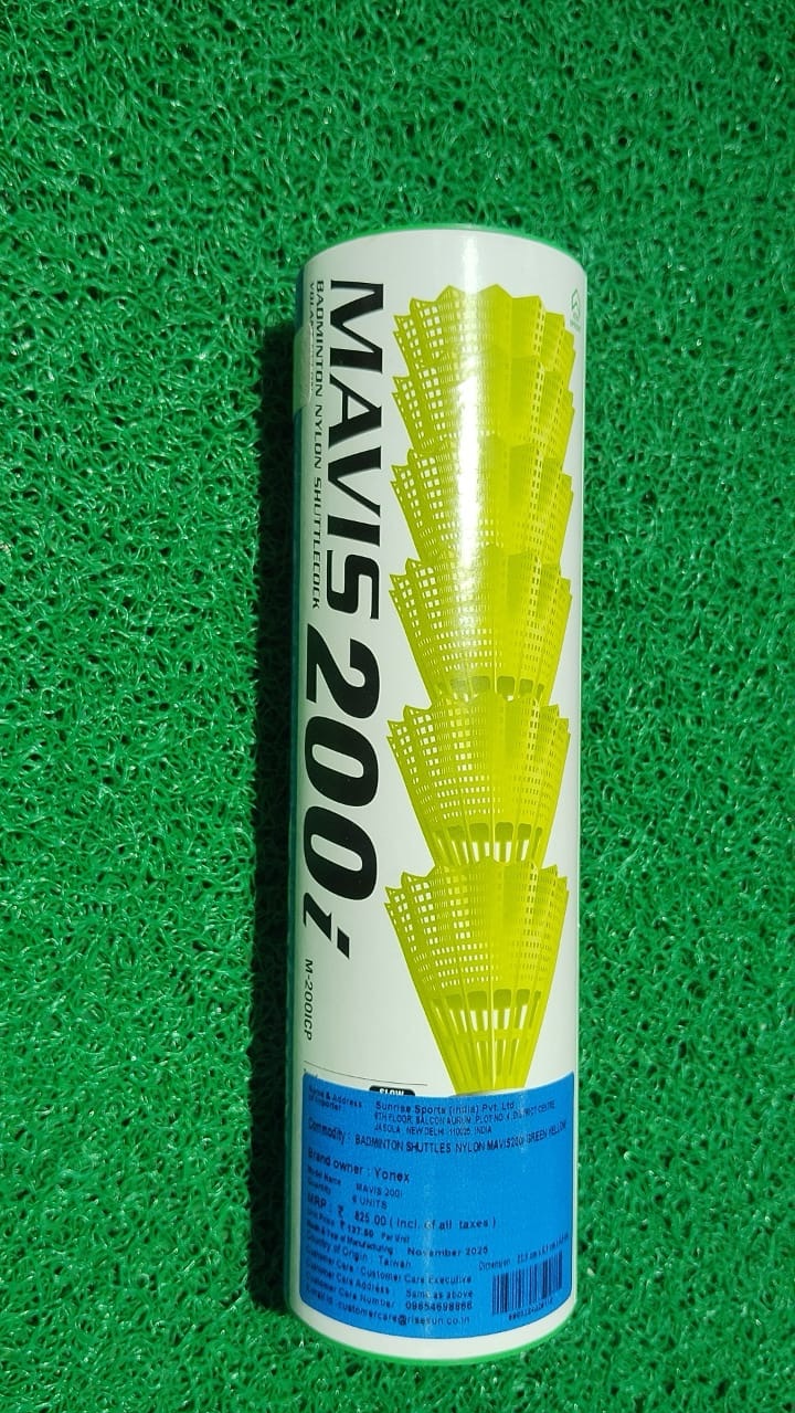 Mavis 200i Badminton Shuttlecock view 2