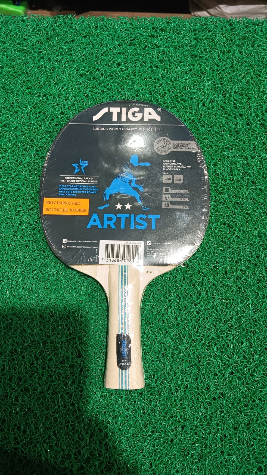 STIGA Artist Table Tennis Racket view 2