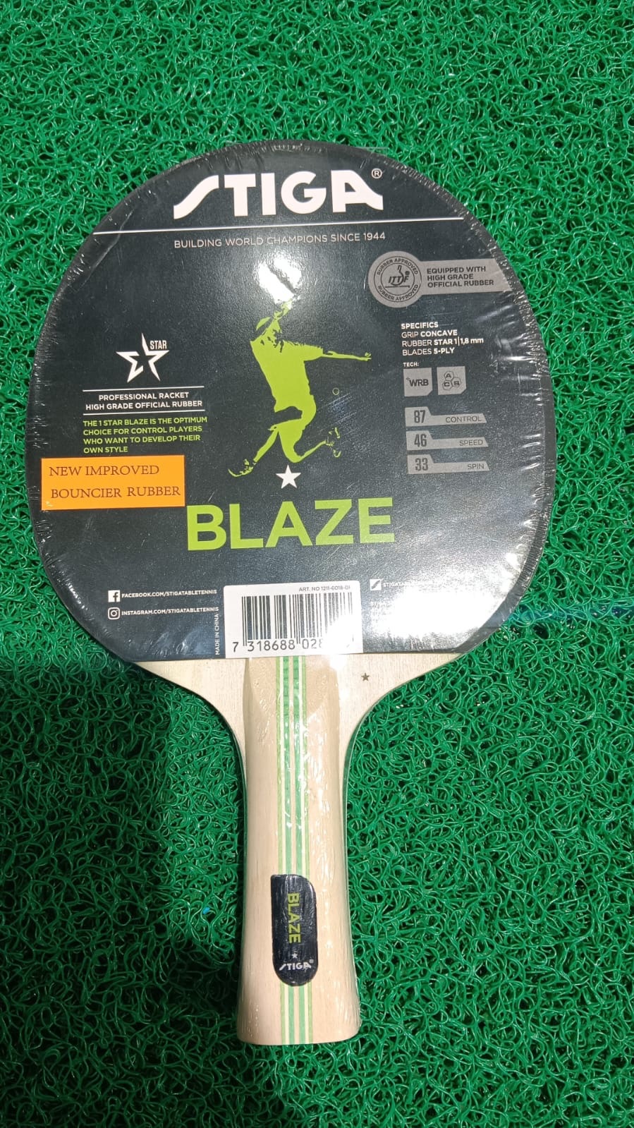 STIGA Blaze Table Tennis Racket view 2