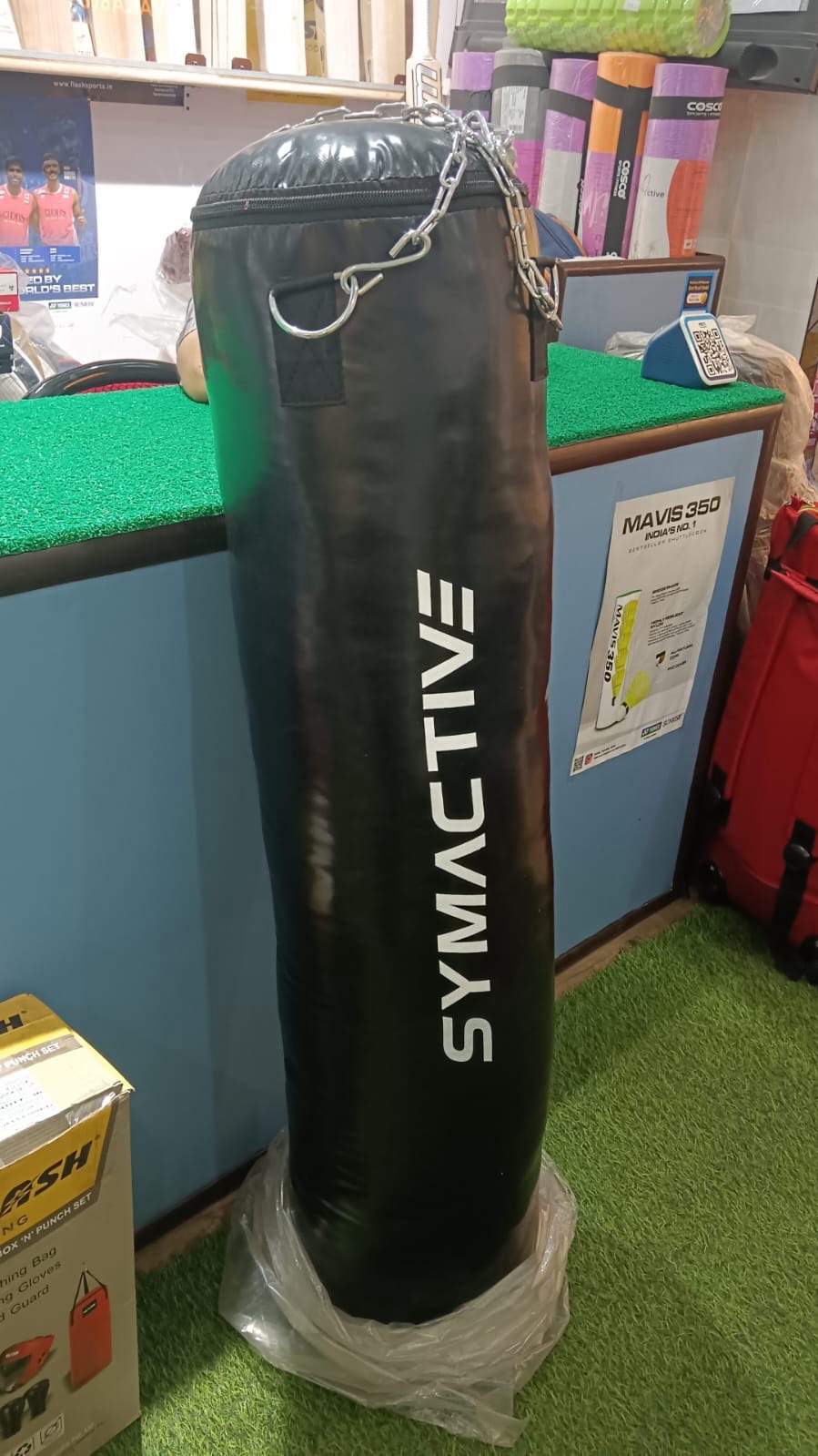 Symactive Punching Bag 4 foot filled view 2