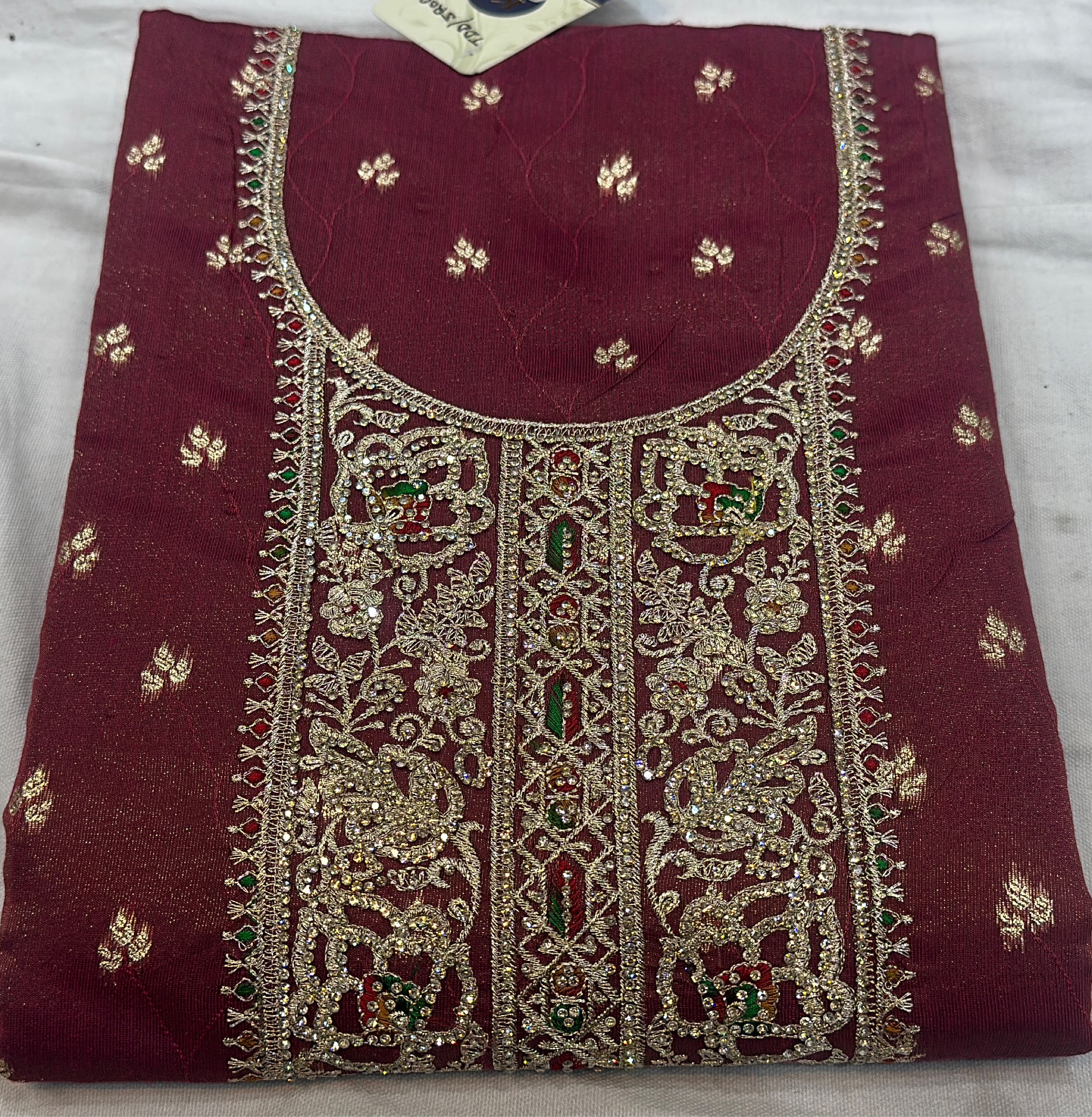 Designer Embroidered Kurta view 2