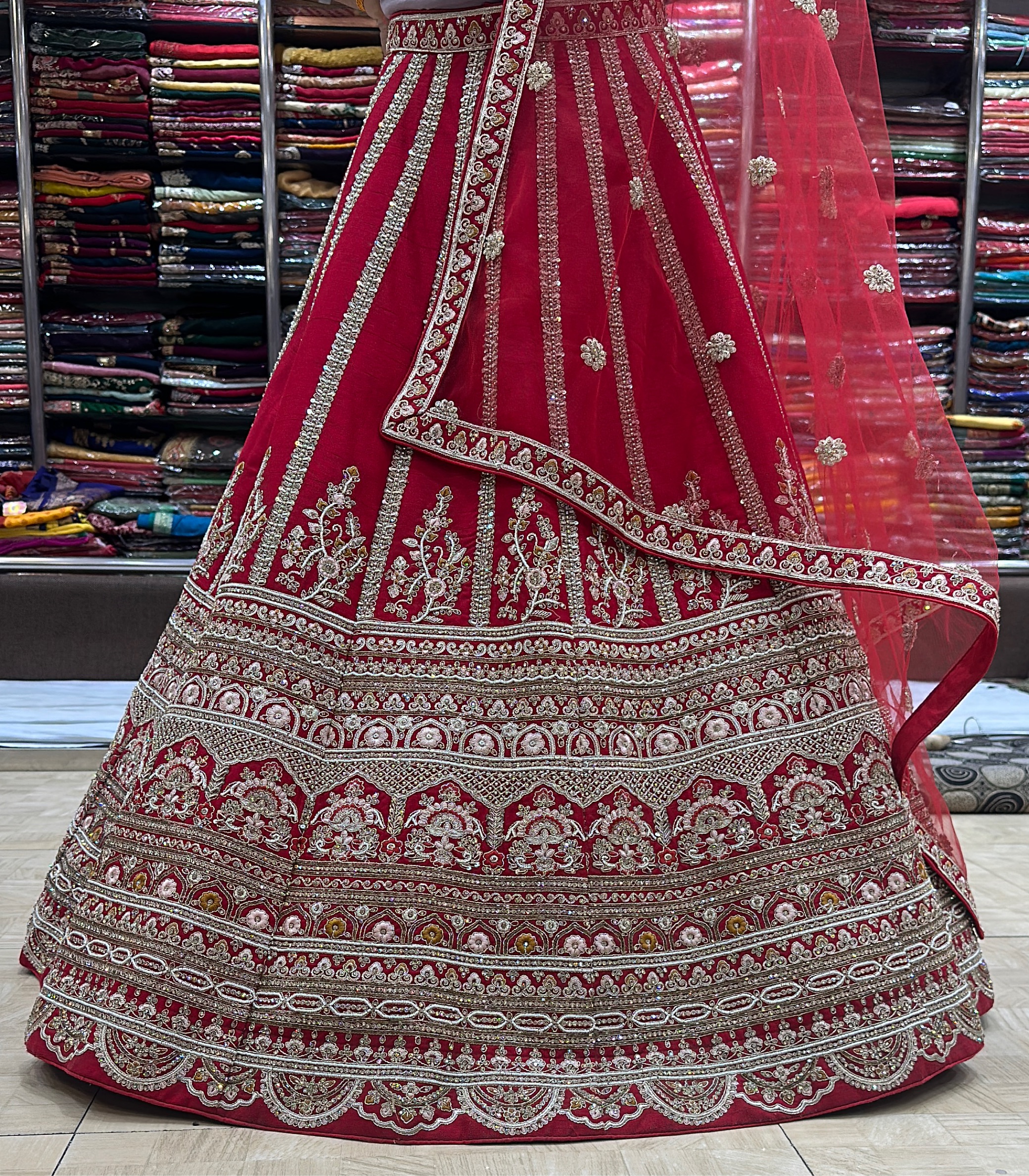 Elegant Bridal Lehenga view 2