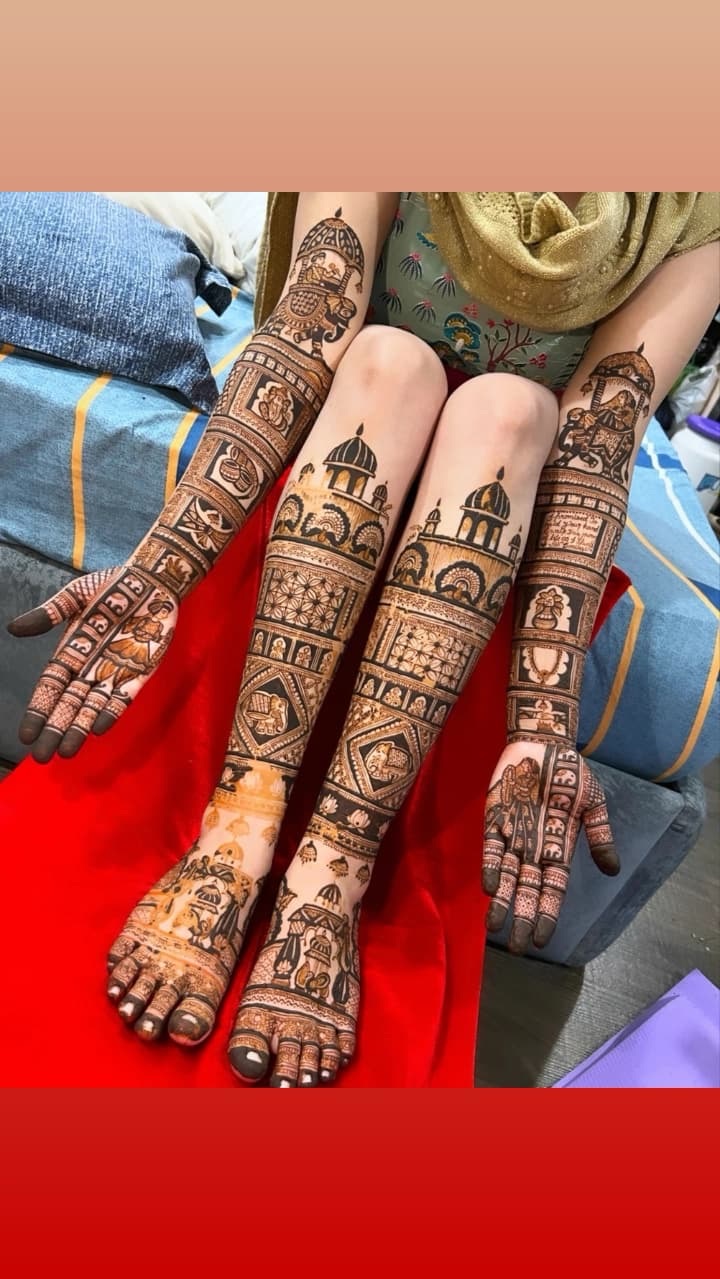 Bridal Mehndi Design view 2