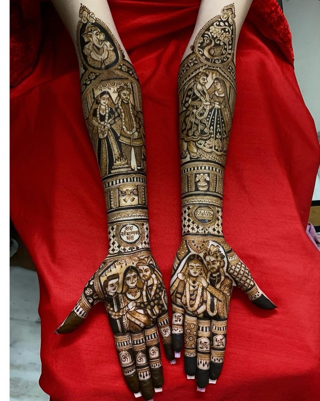 Bridal Mehndi Design -IV view 2